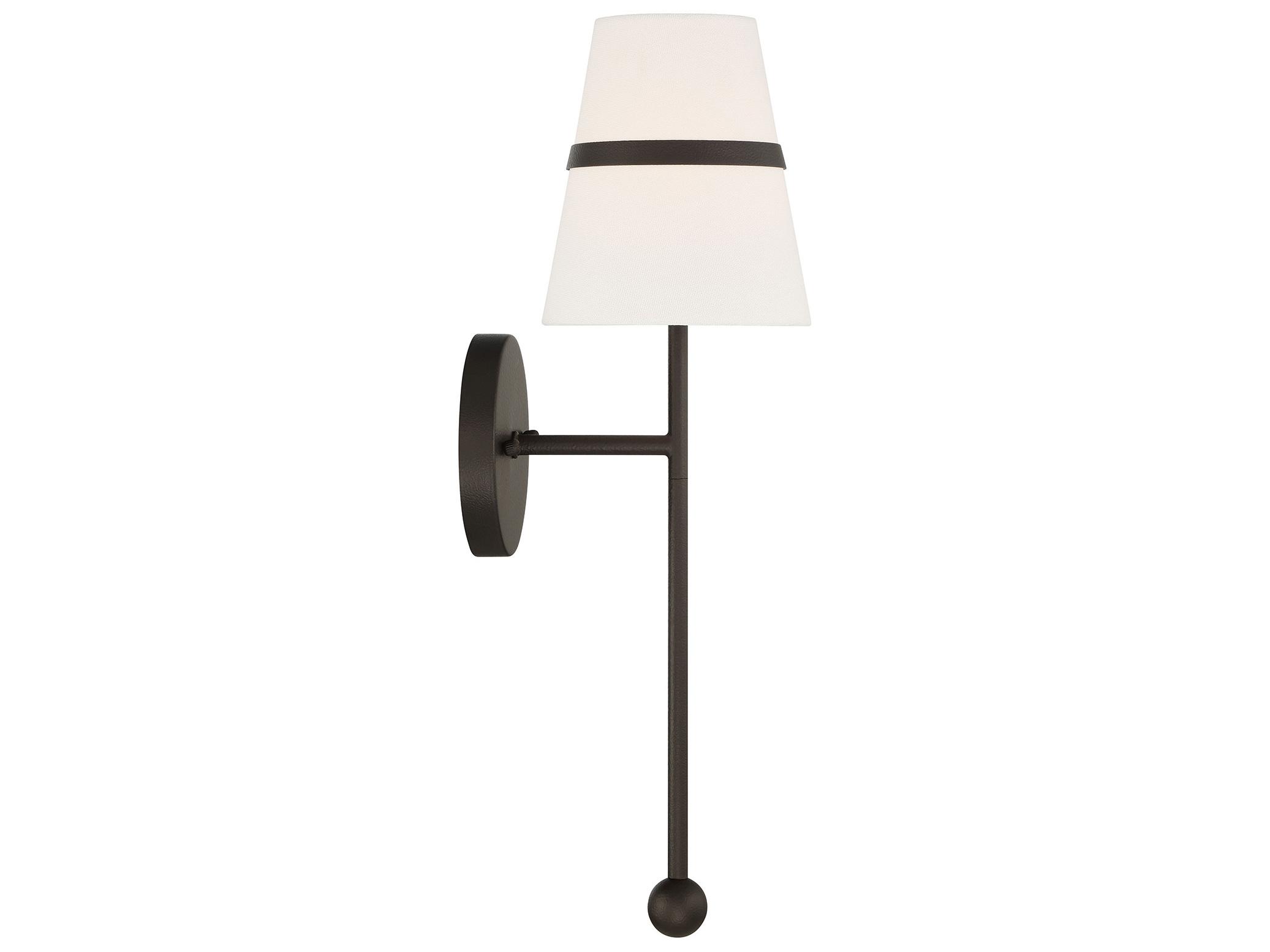 Minka Lavery Althia 1-Light Textured Dark Bronze Wall Sconce