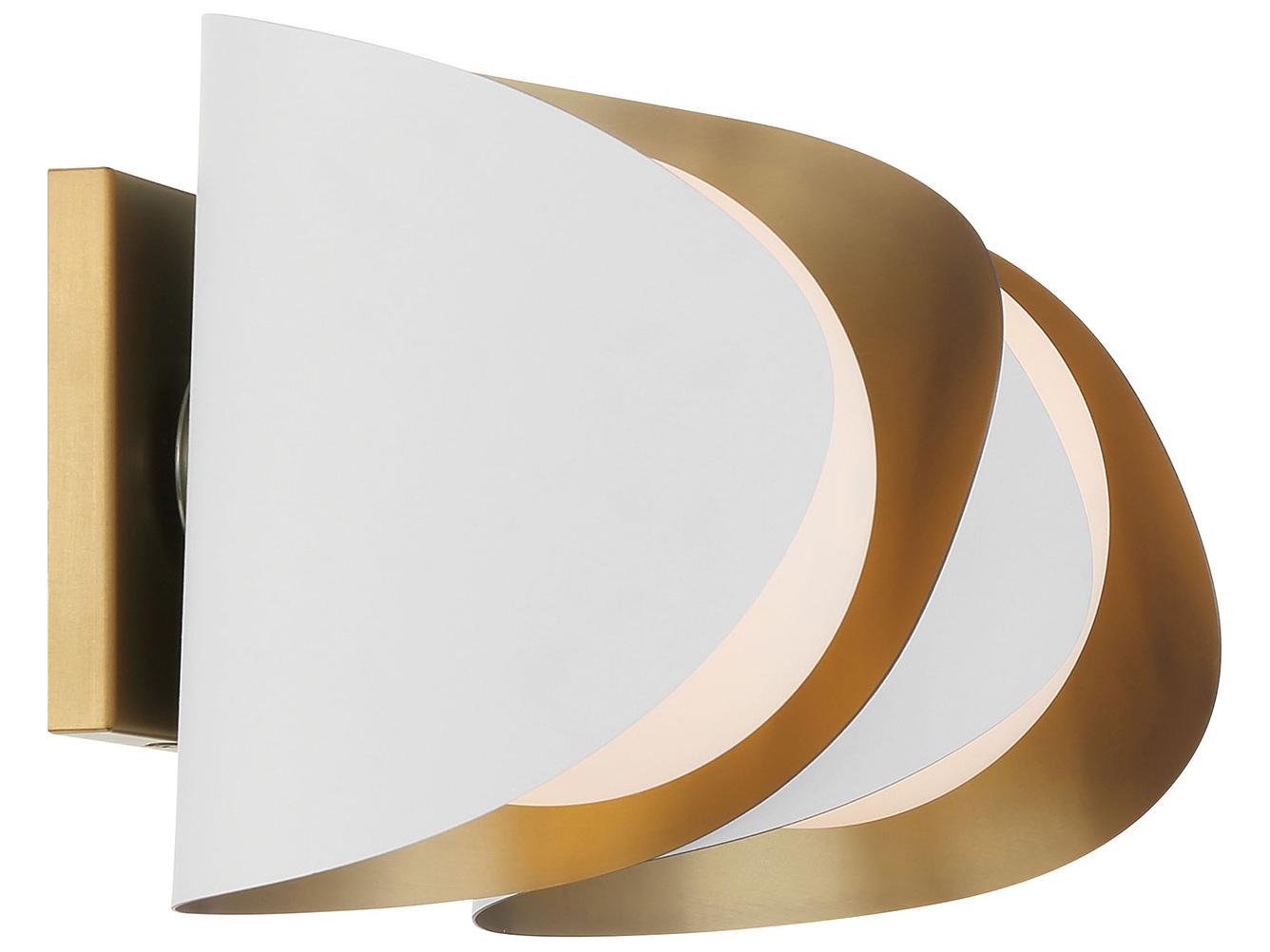 Minka Lavery Flare 2-Light Sand White Vanity Light