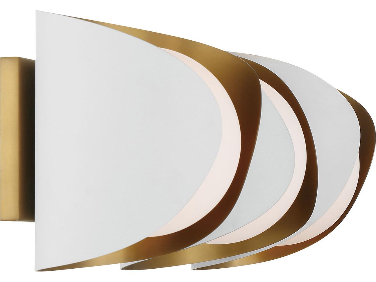 Minka Lavery Flare 3-Light Sand White Vanity Light