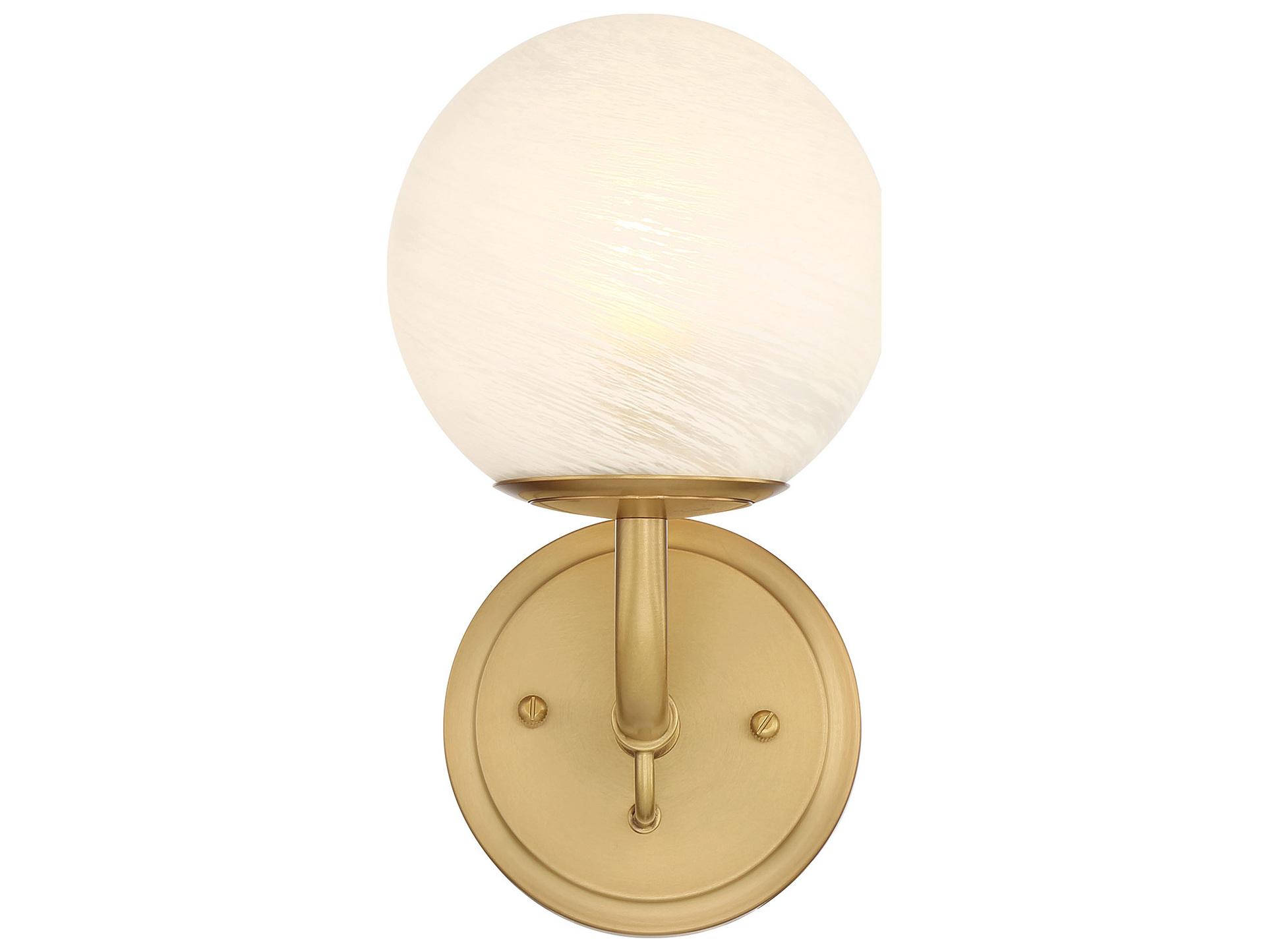 Minka Lavery Whitehall 1-Light Legacy Brass Vanity Light