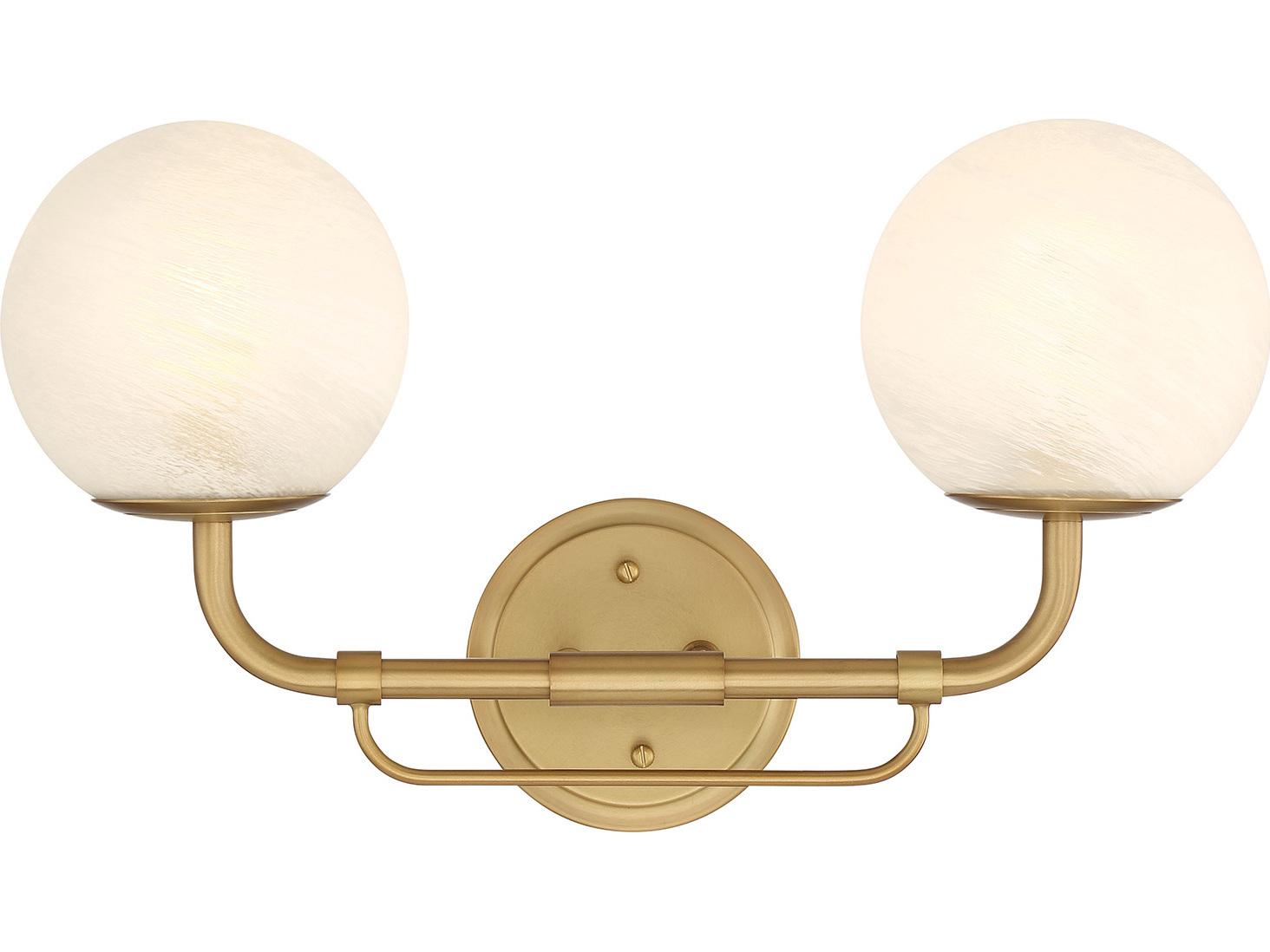 Minka Lavery Whitehall 2-Light Legacy Brass Vanity Light