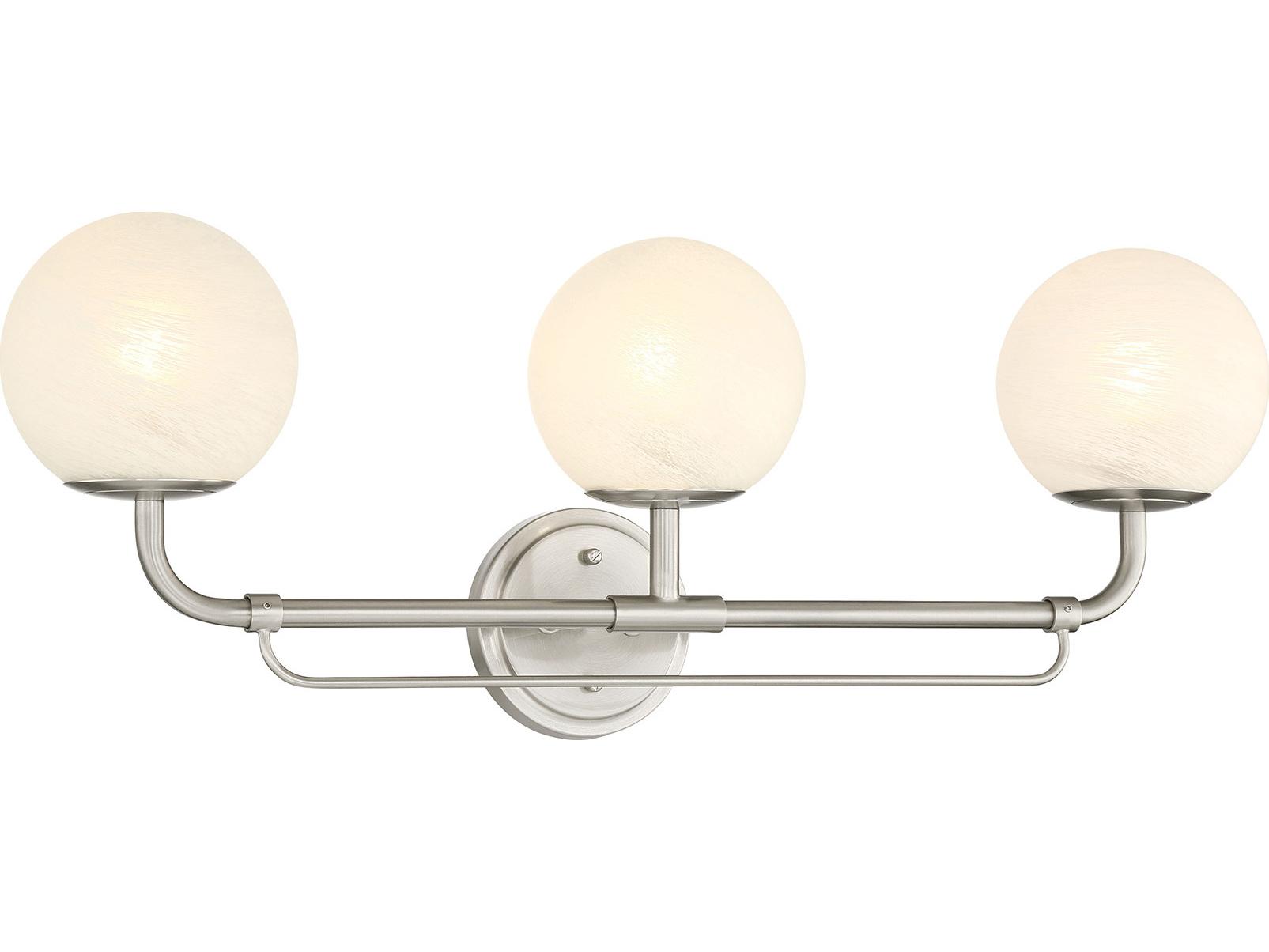 Minka Lavery Whitehall 3-Light Brushed Nickel Vanity Light