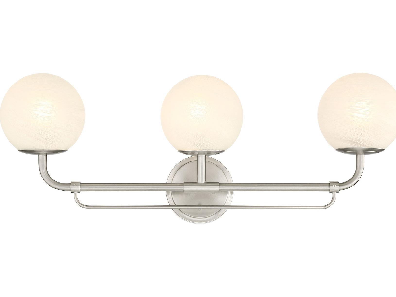 Minka Lavery Whitehall 3-Light Brushed Nickel Vanity Light