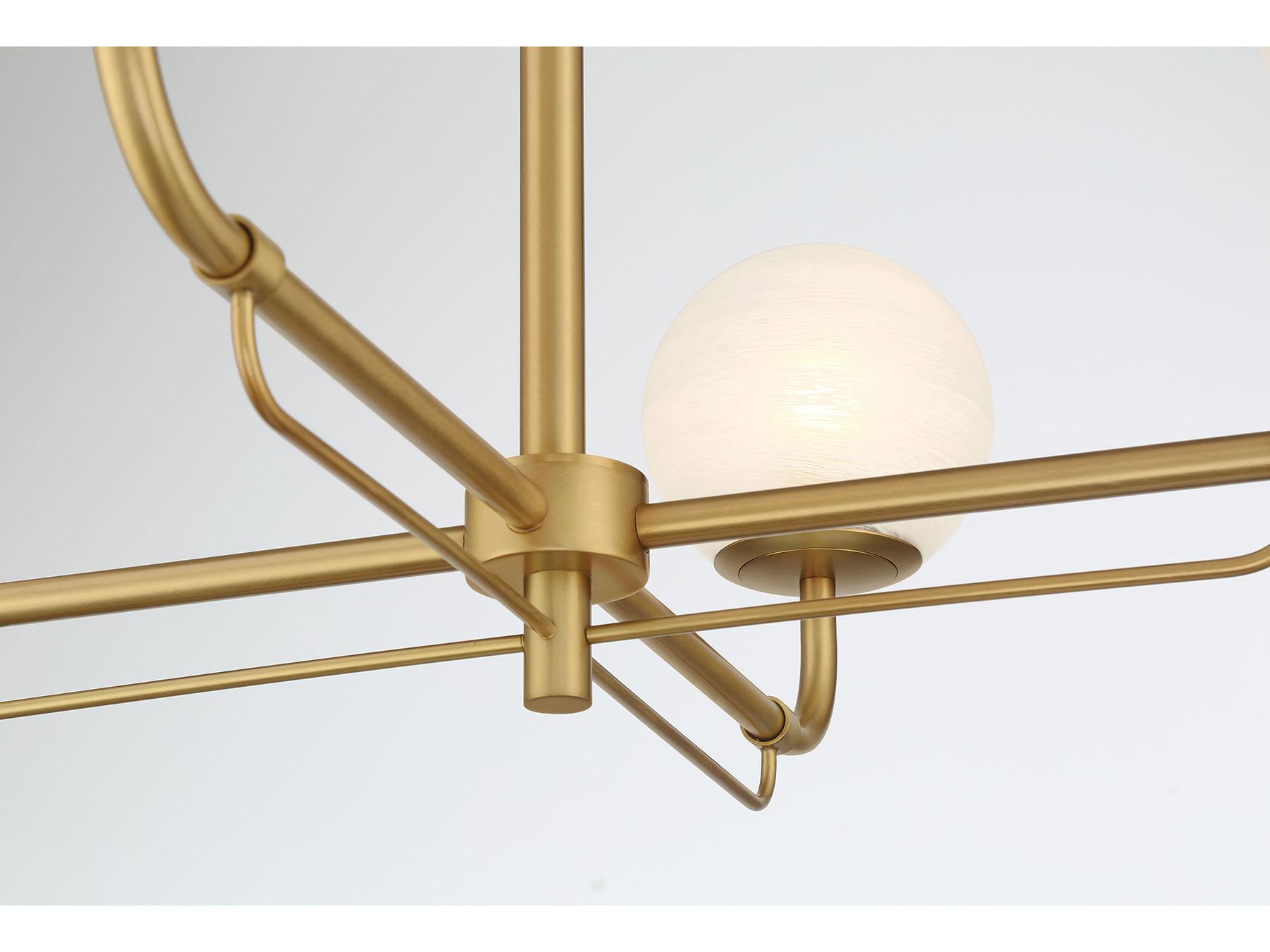 Minka Lavery Whitehall 4-Light Legacy Brass Globe Chandelier