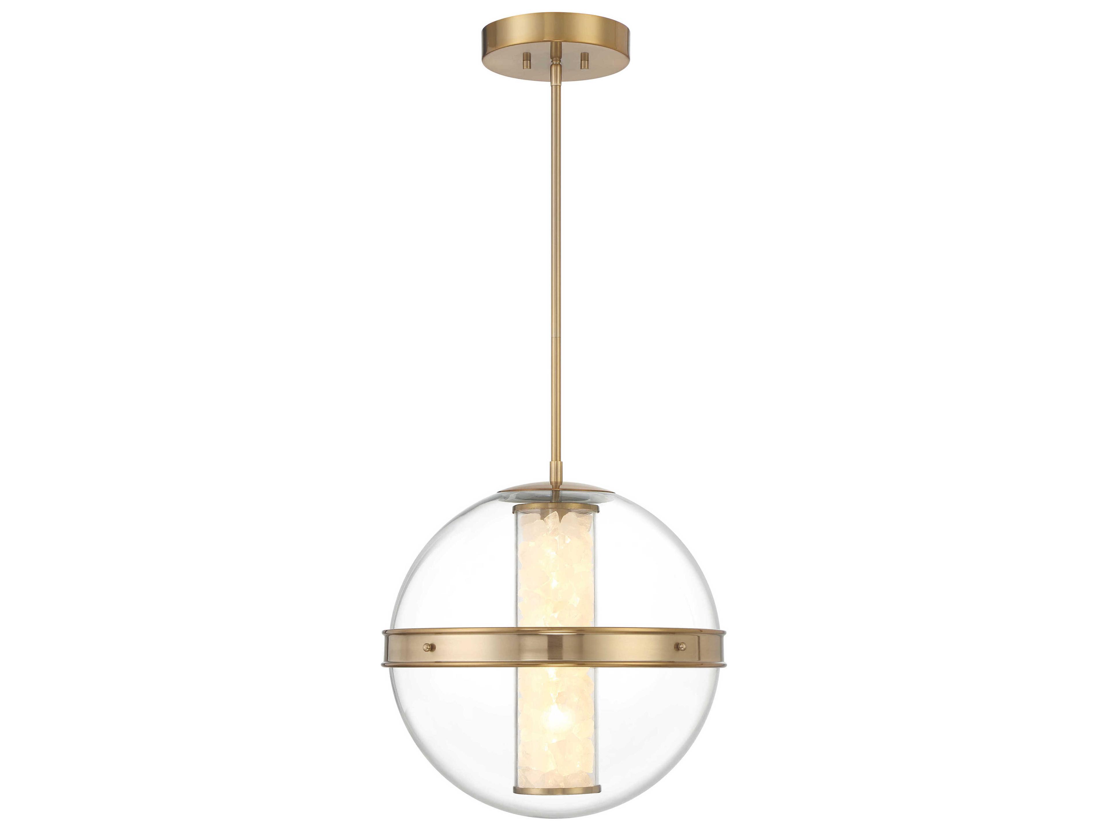 Minka Lavery Divinely Celeste Brass Globe Pendant