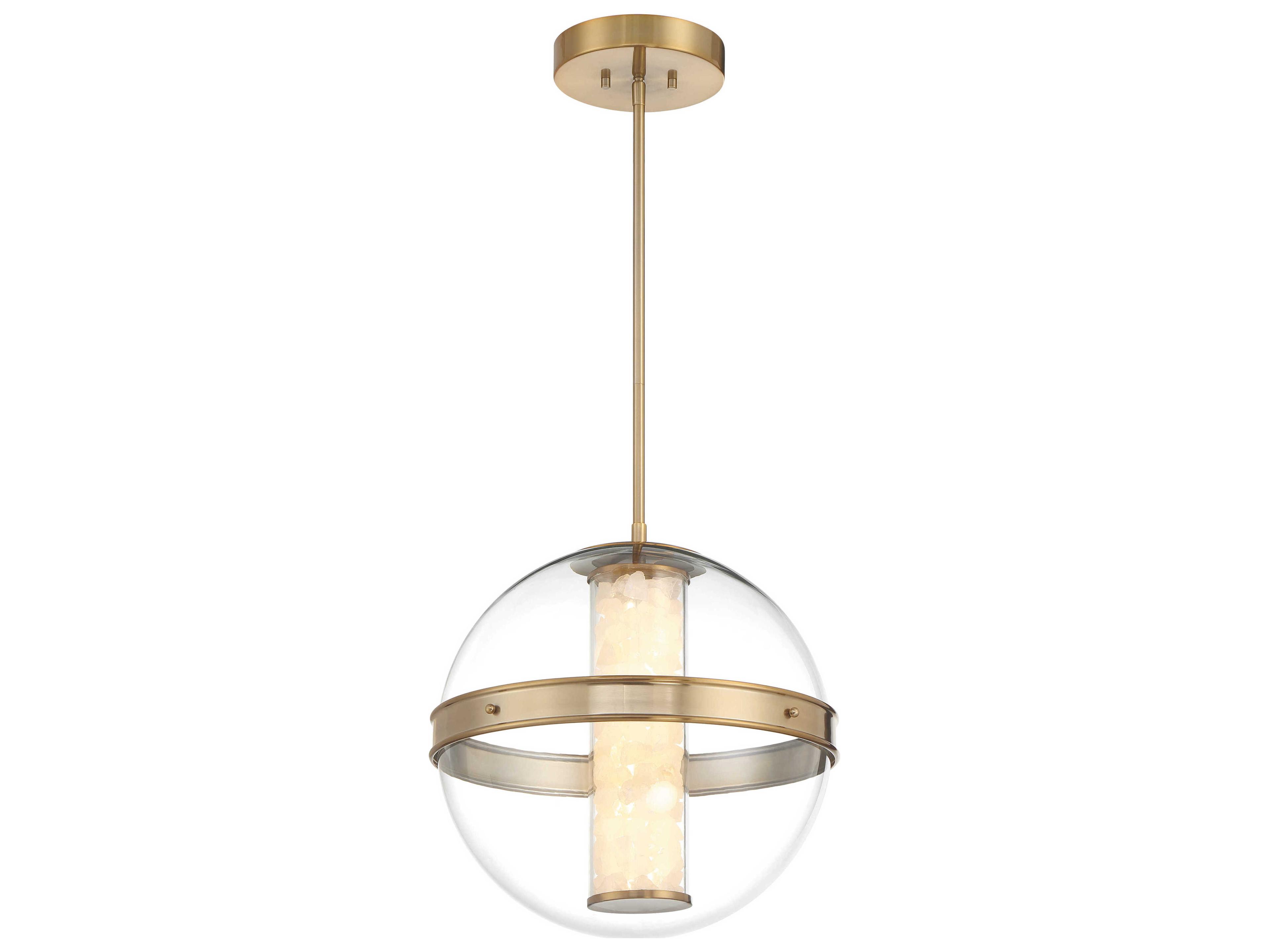 Minka Lavery Divinely Celeste Brass Globe Pendant