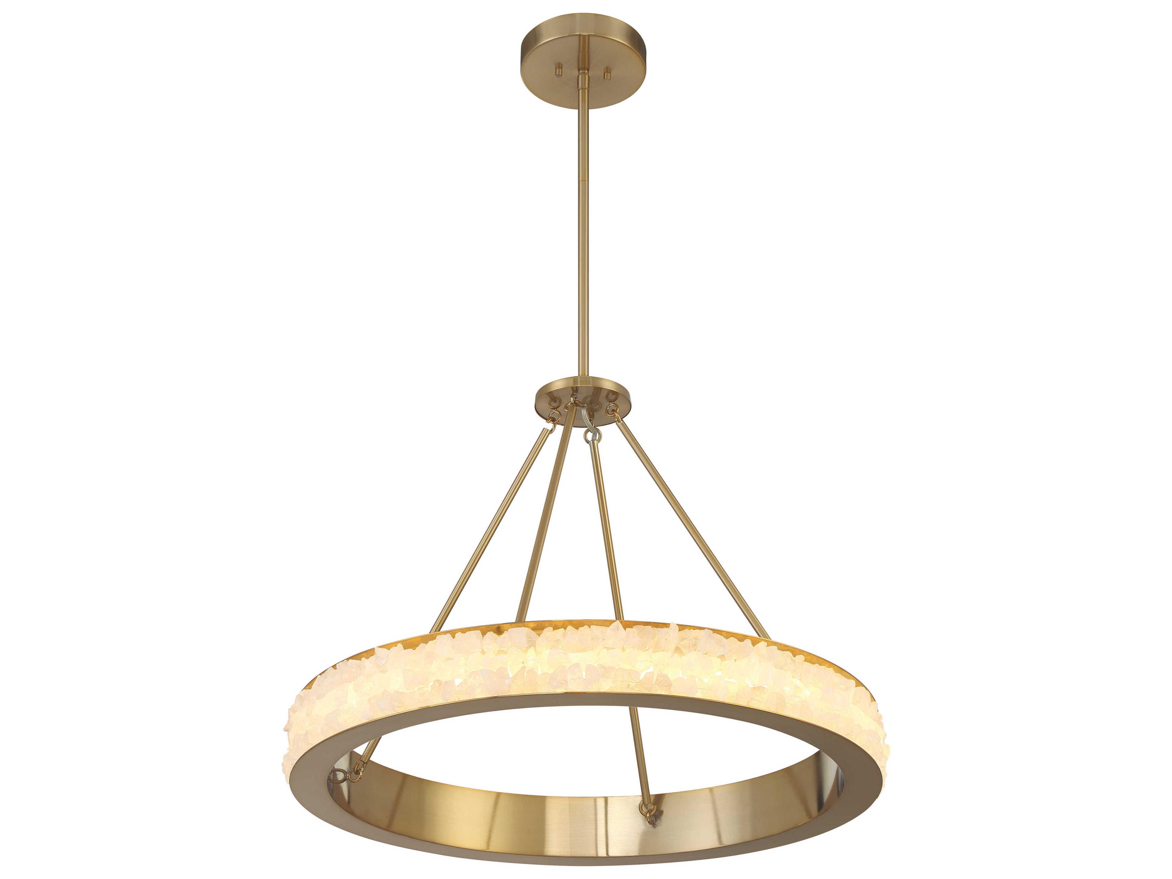 Minka Lavery Divinely Celeste Brass Round Pendant