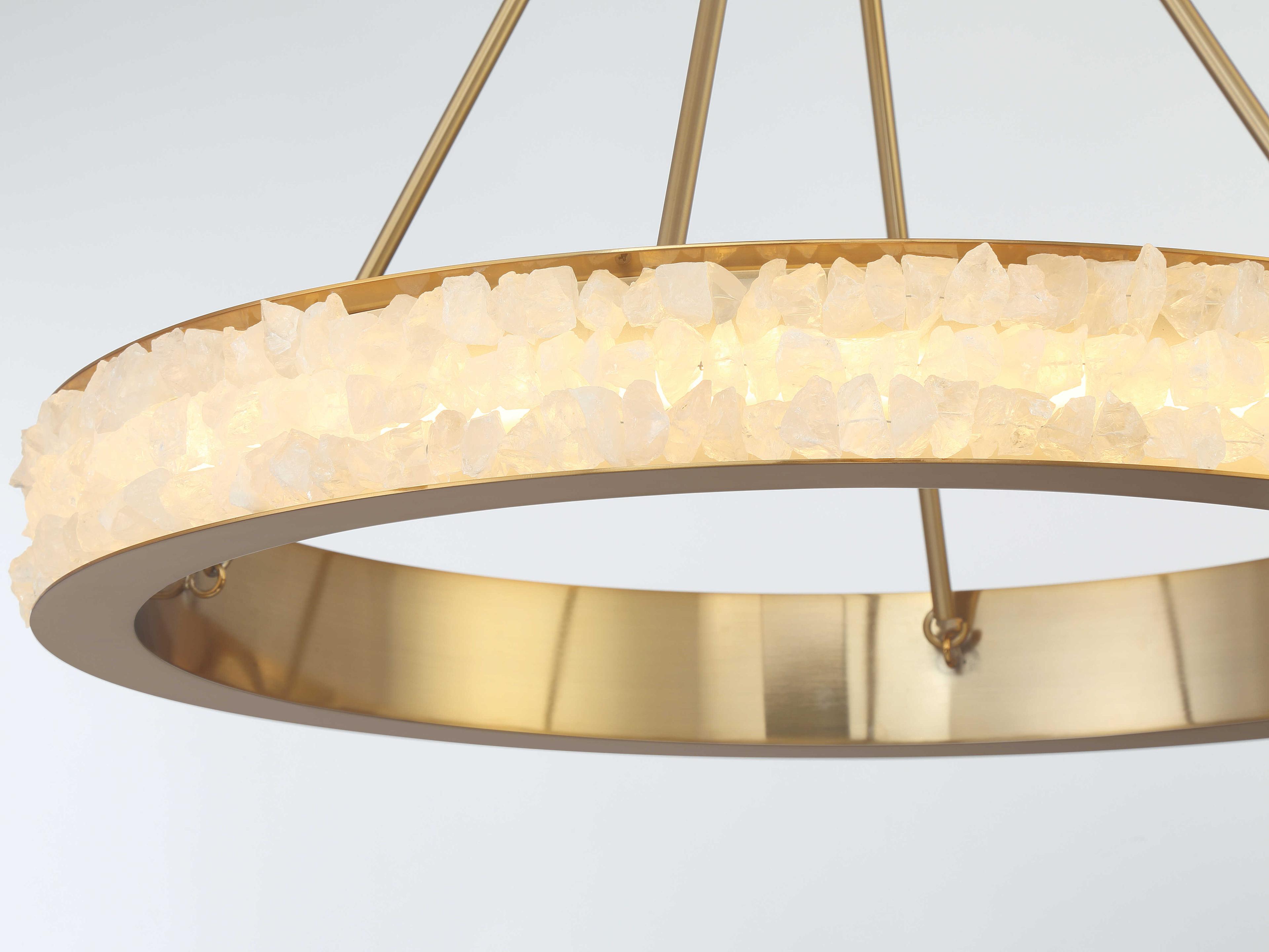 Minka Lavery Divinely Celeste Brass Round Pendant