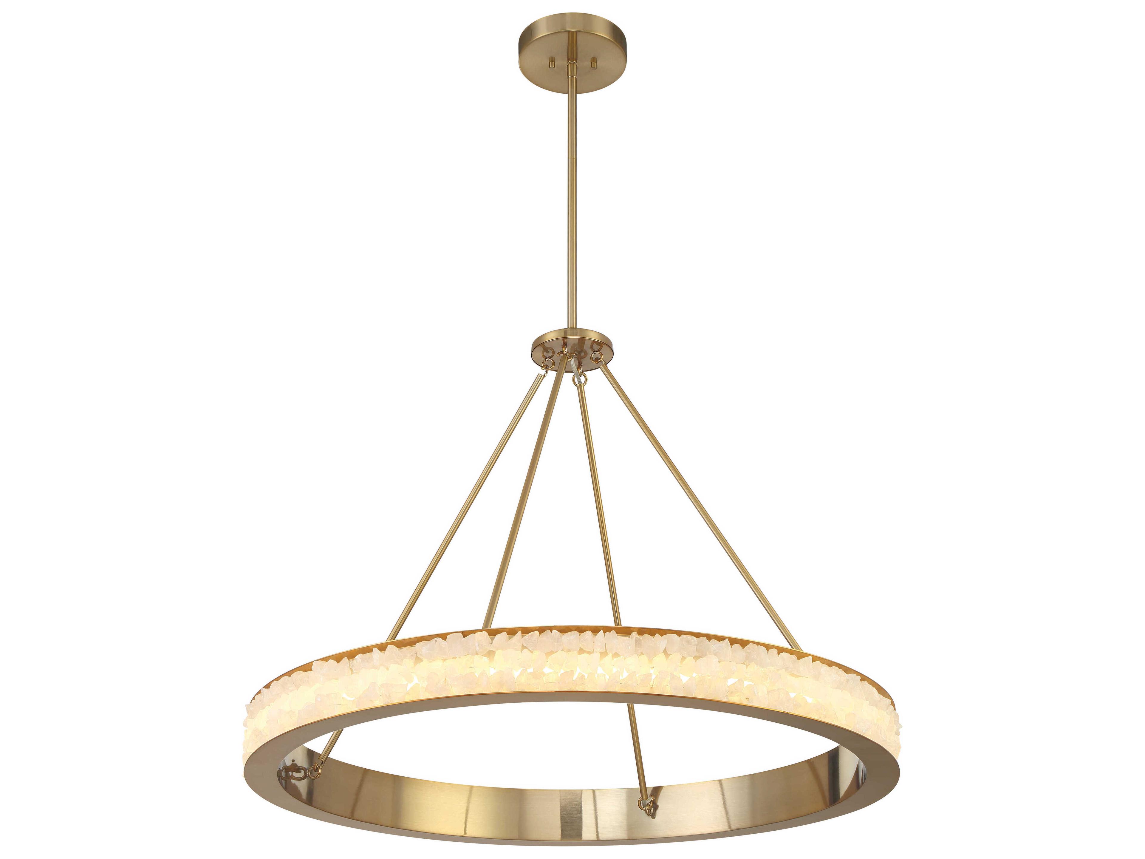 Minka Lavery Divinely Celeste Brass Round Pendant