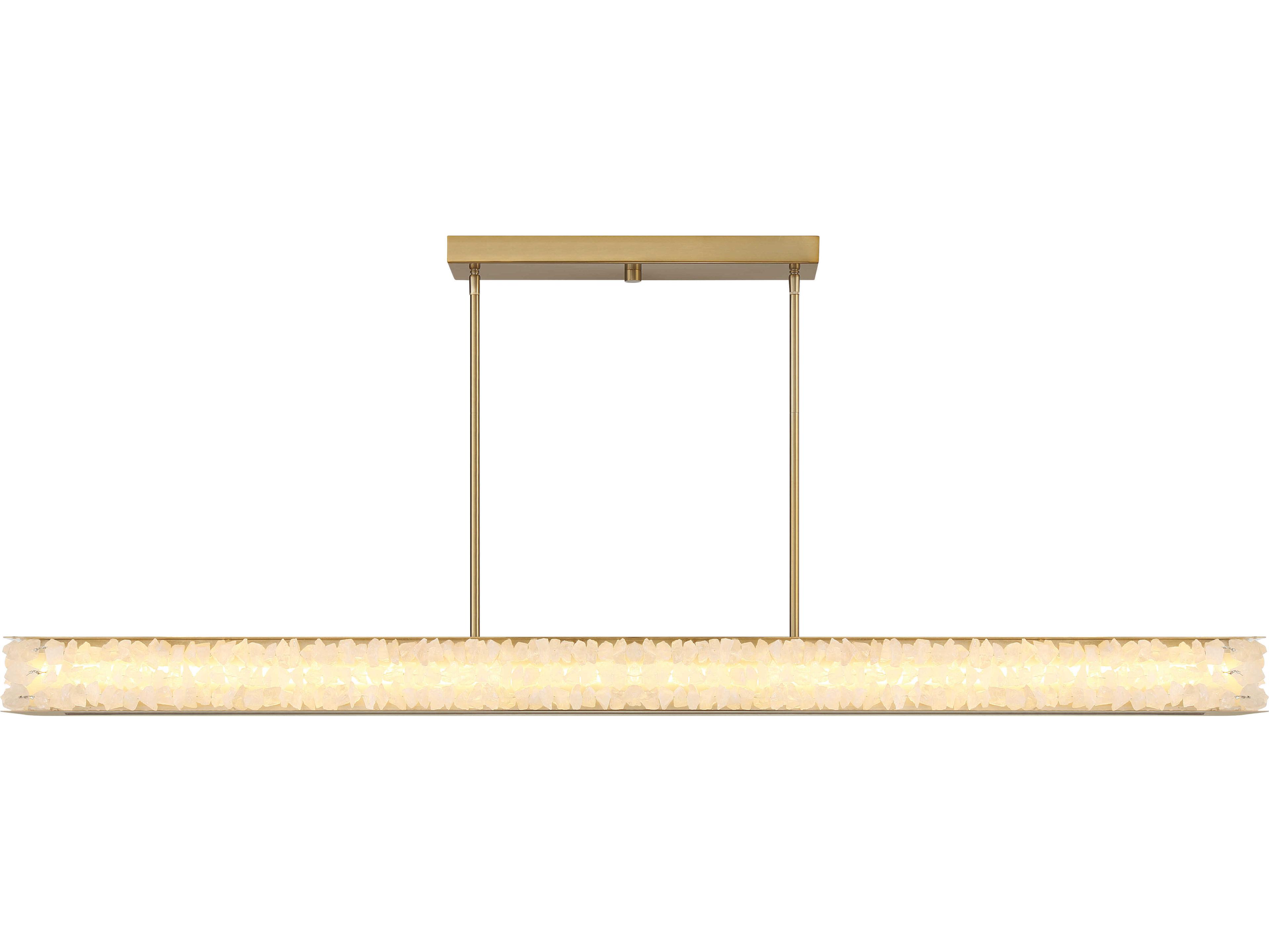 Minka Lavery Divinely Celeste Brass Linear Island Pendant
