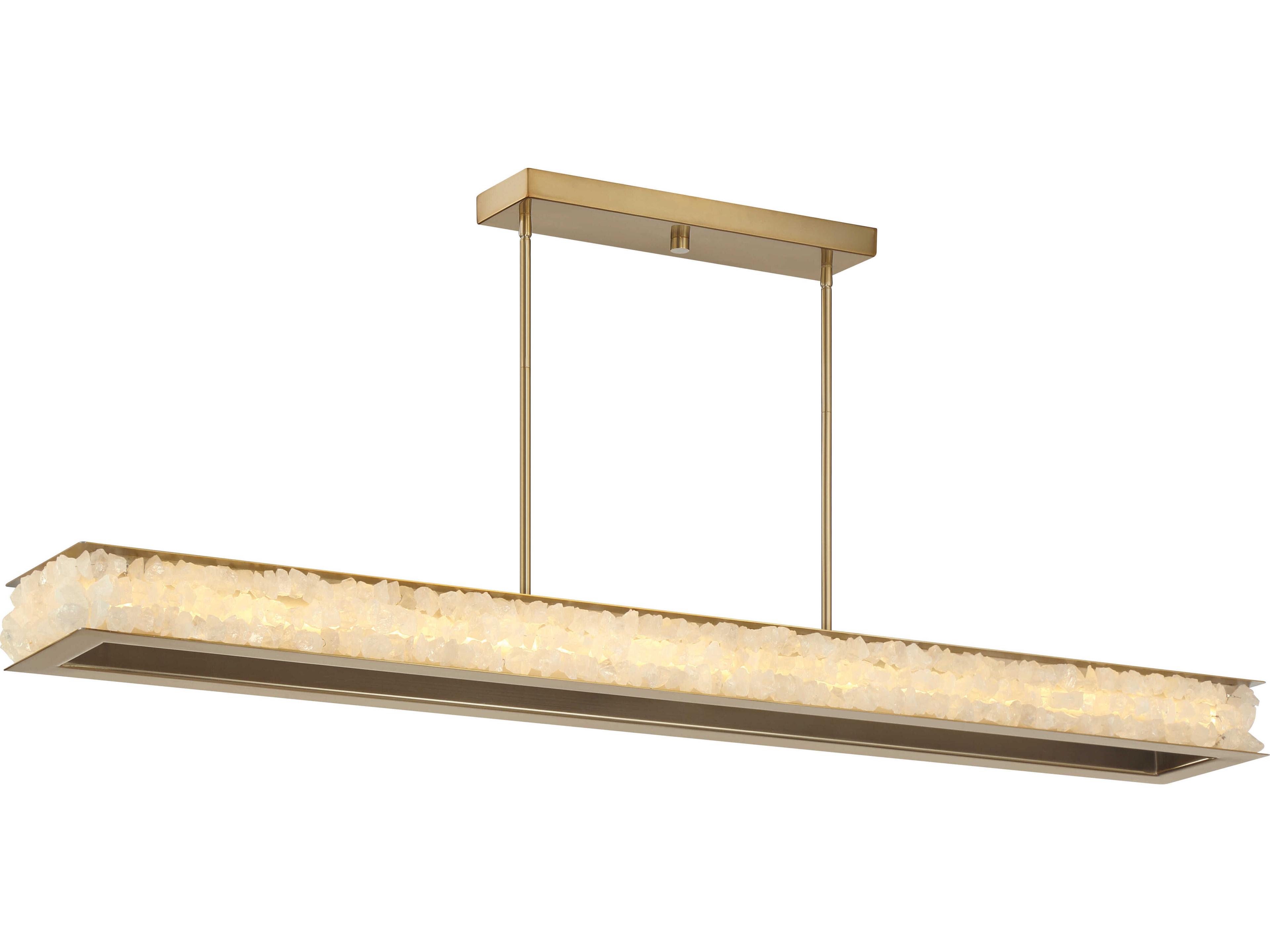 Minka Lavery Divinely Celeste Brass Linear Island Pendant
