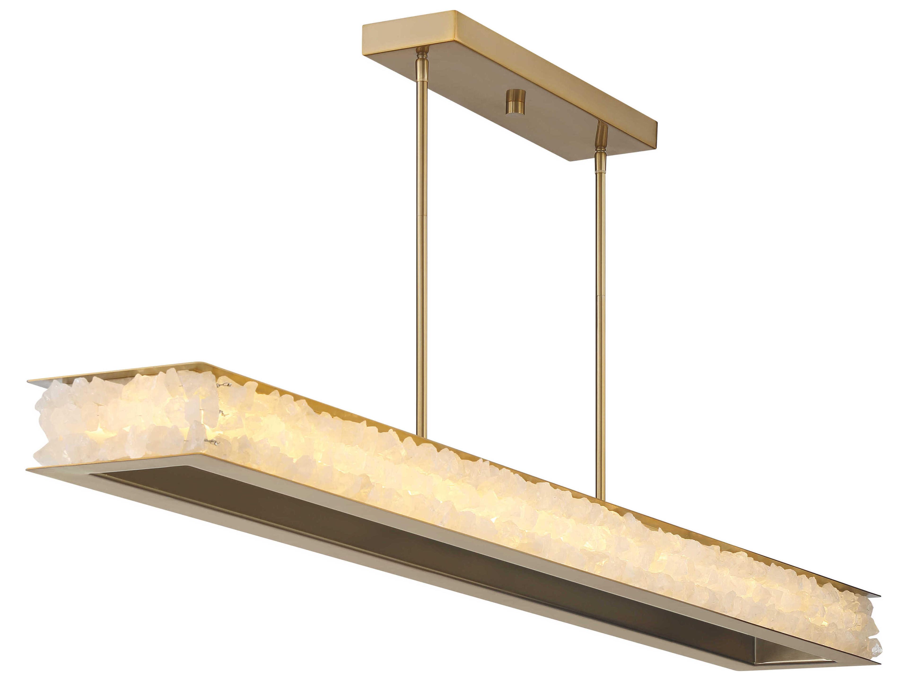 Minka Lavery Divinely Celeste Brass Linear Island Pendant