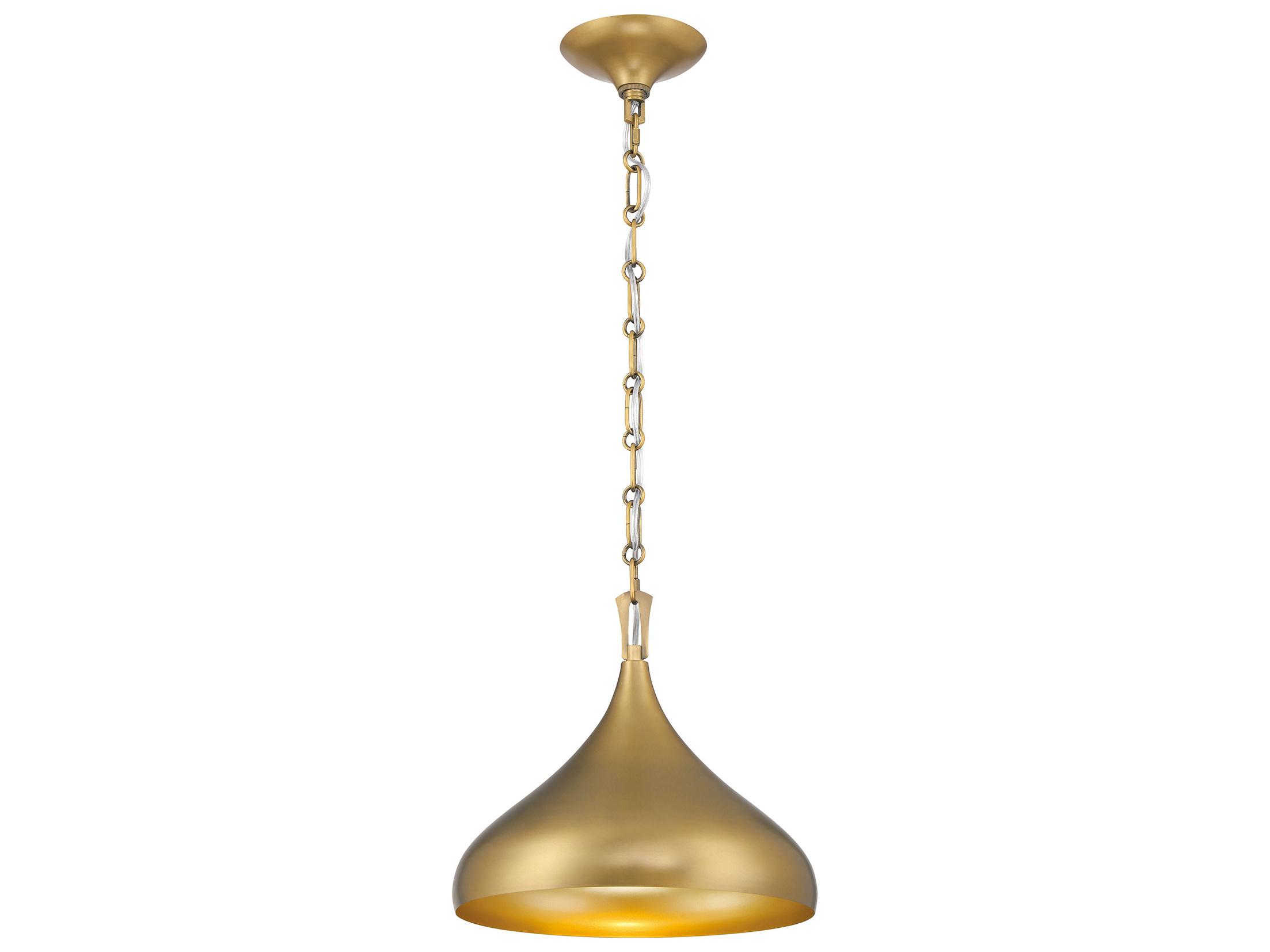 Minka Lavery Cedar Lane 1-Light Legacy Brass Dome Pendant