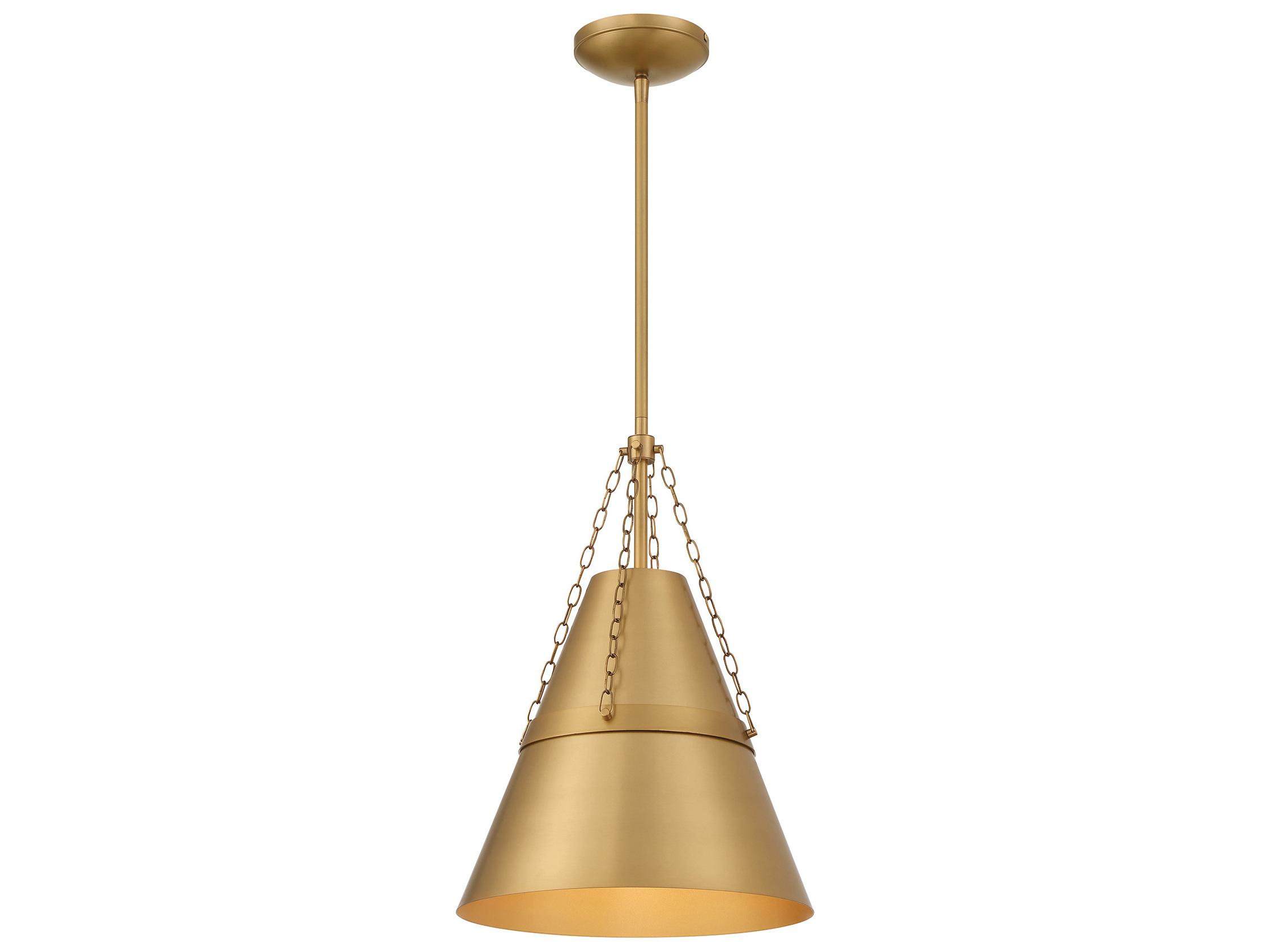 Minka Lavery Springfield 1-Light Legacy Brass Mini Pendant