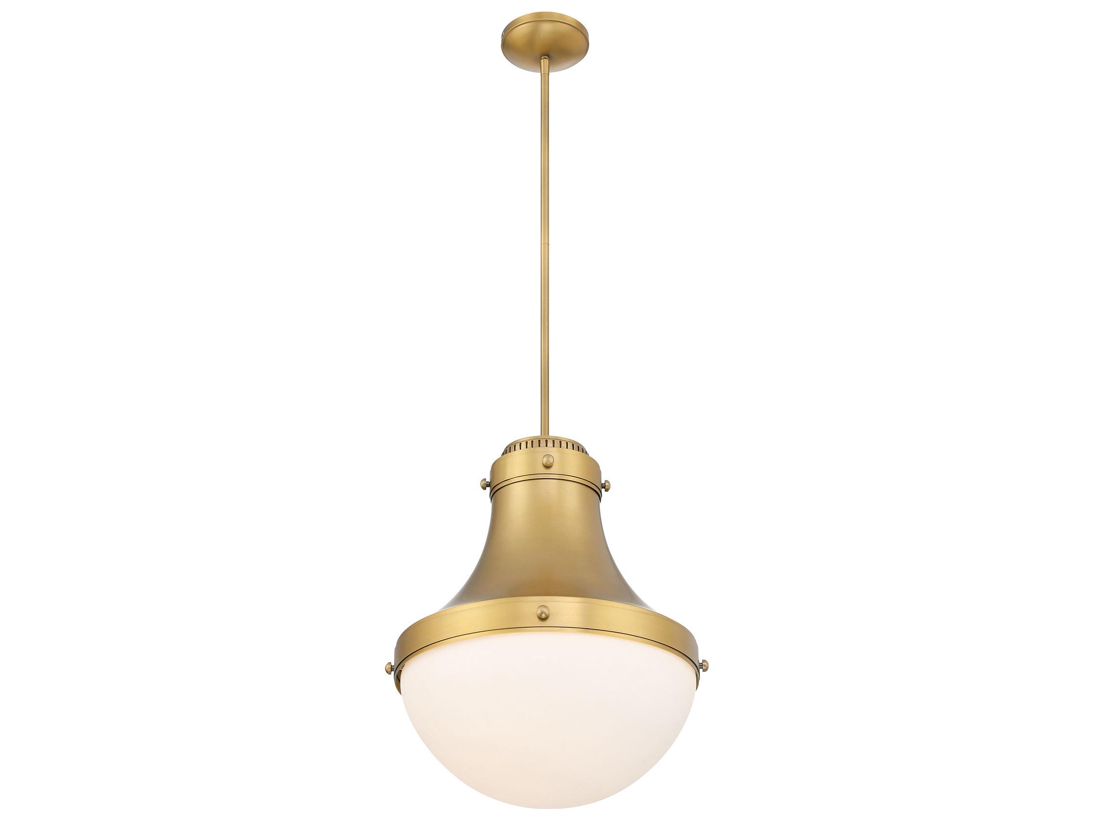 Minka Lavery Purelight 1-Light Legacy Brass Pendant