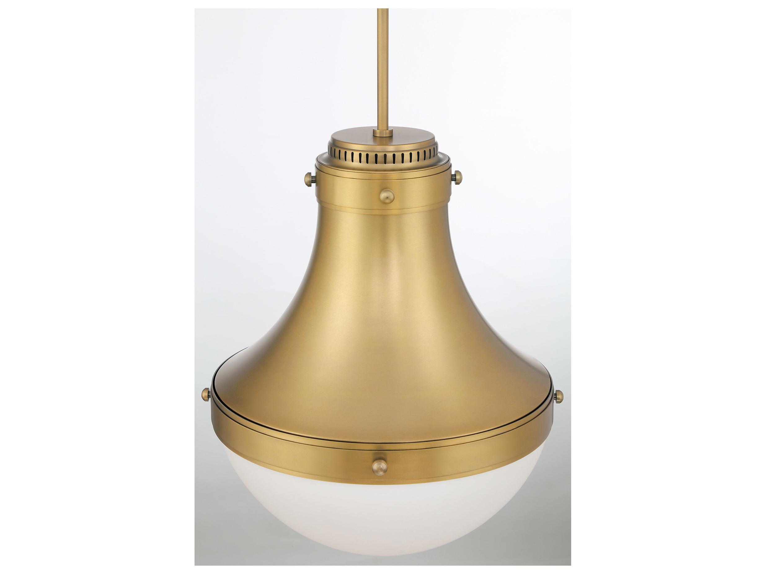 Minka Lavery Purelight 1-Light Legacy Brass Pendant
