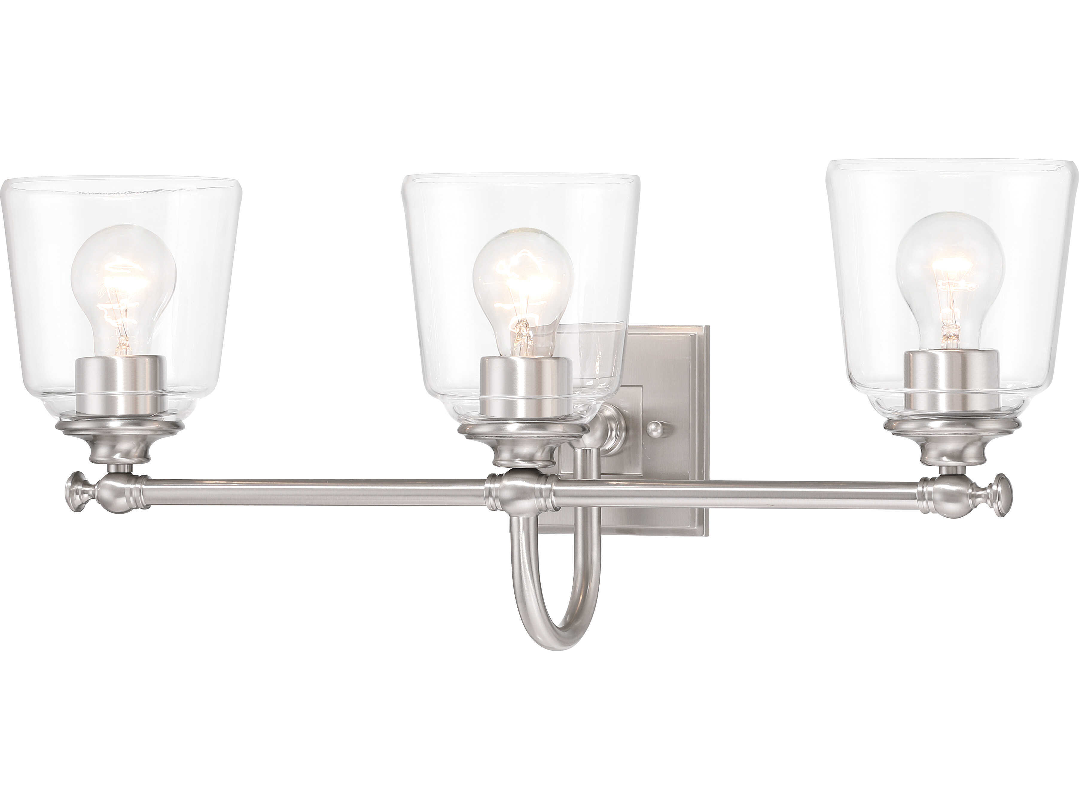 Minka Lavery Antonia 3-Light Brushed Nickel Vanity Light
