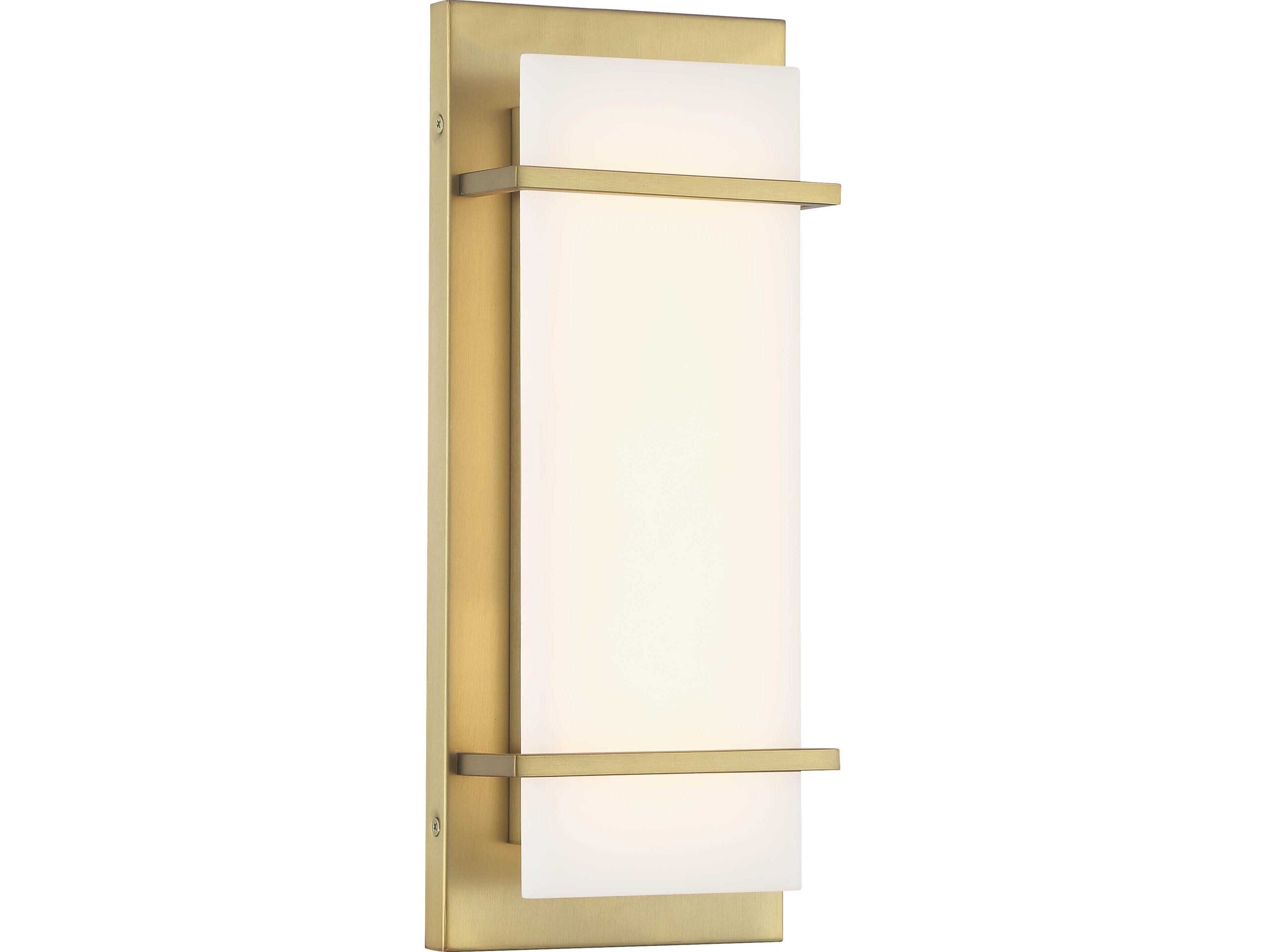 Minka Lavery Tarnos 1-Light Soft Brass LED Wall Sconce