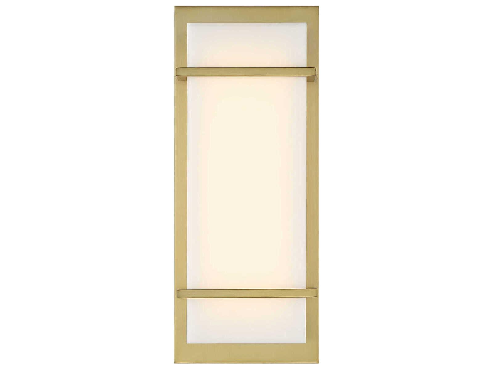 Minka Lavery Tarnos 1-Light Soft Brass LED Wall Sconce