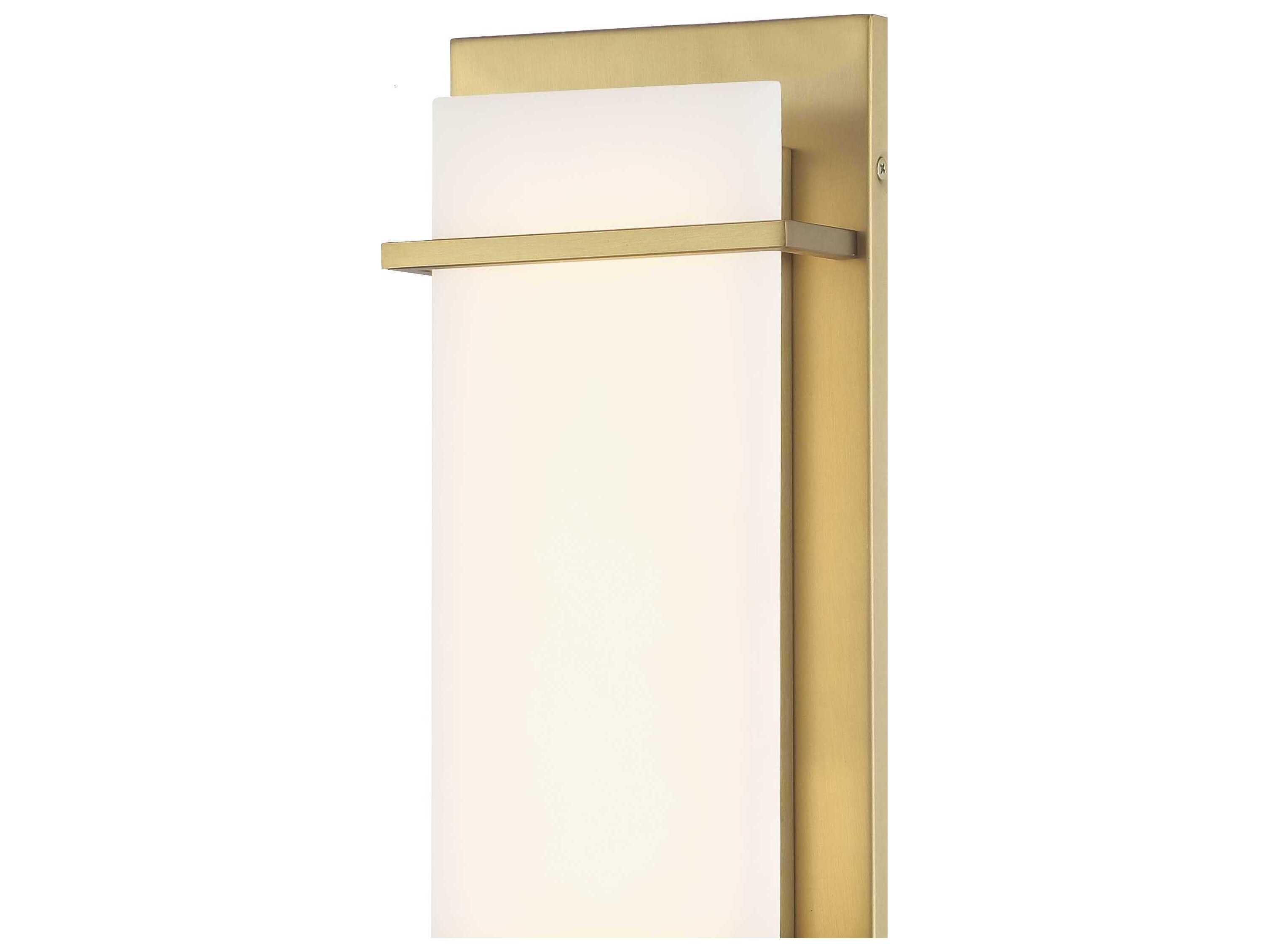 Minka Lavery Tarnos 1-Light Soft Brass LED Wall Sconce