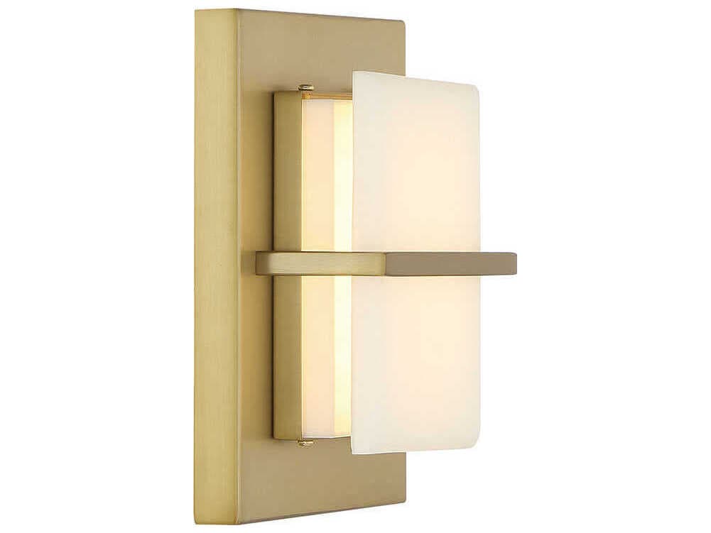Minka Lavery Tarnos 1-Light Soft Brass LED Wall Sconce