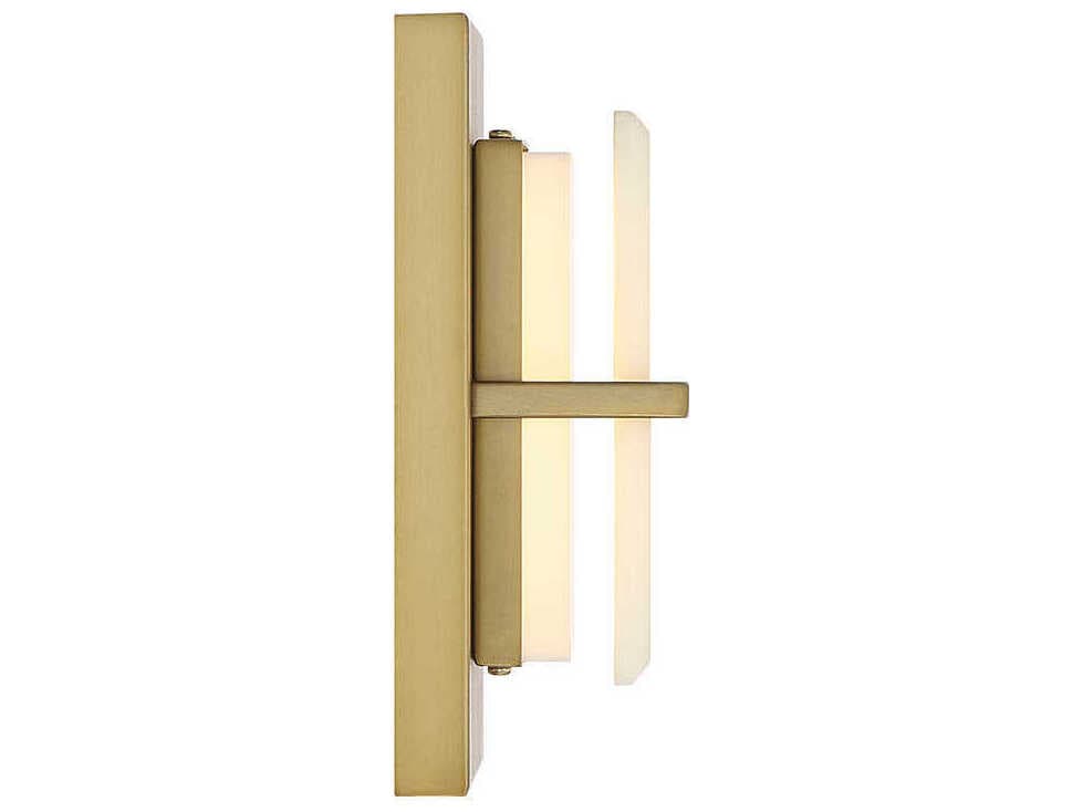 Minka Lavery Tarnos 1-Light Soft Brass LED Wall Sconce