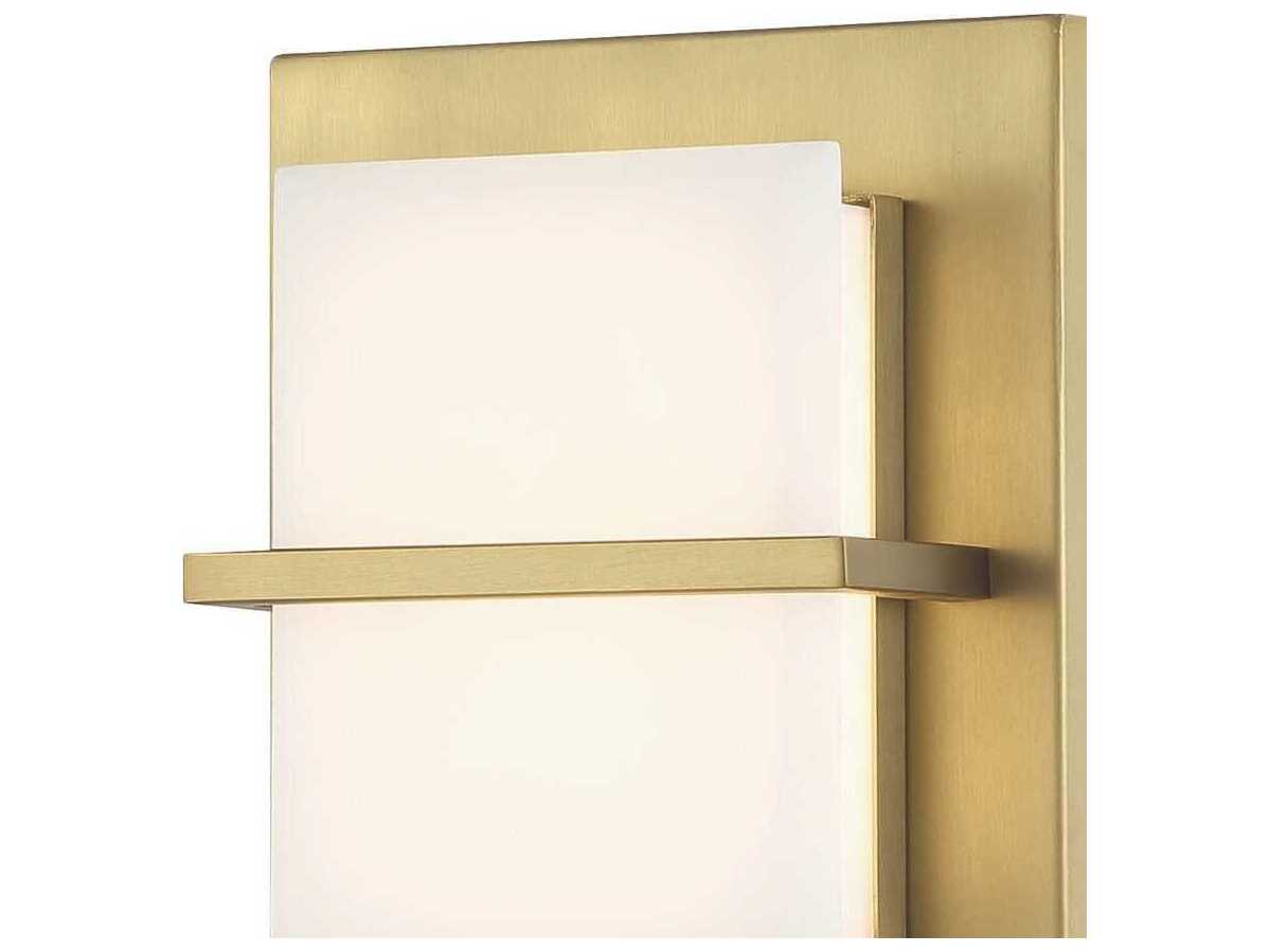 Minka Lavery Tarnos 1-Light Soft Brass LED Wall Sconce