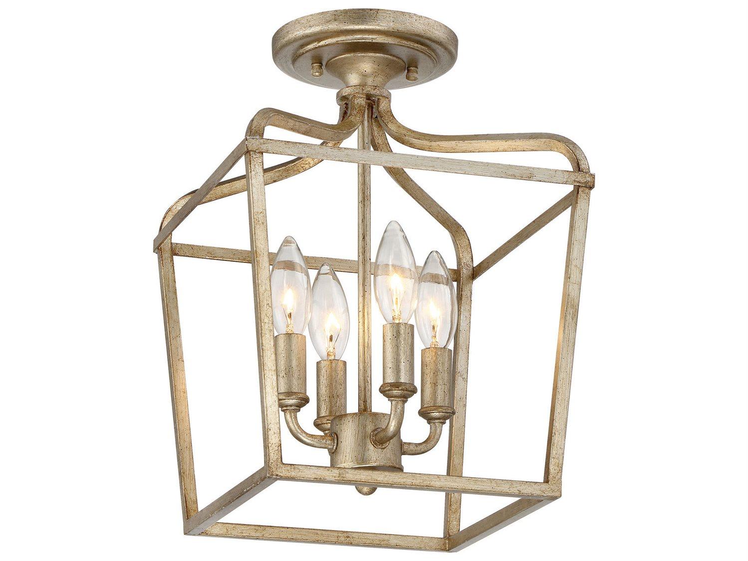 Minka Lavery Laurel Estate 4-Light Brio Gold Candelabra Chandelier