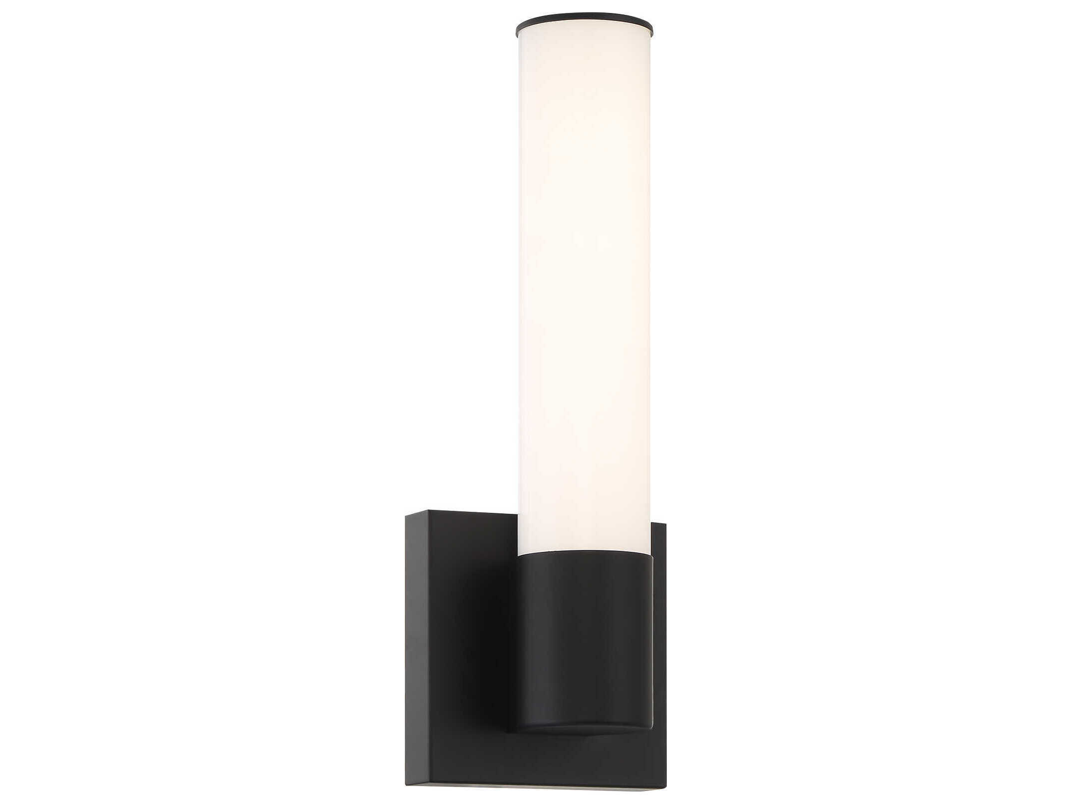 Minka Lavery Vantage 1-Light Coal Black LED Wall Sconce