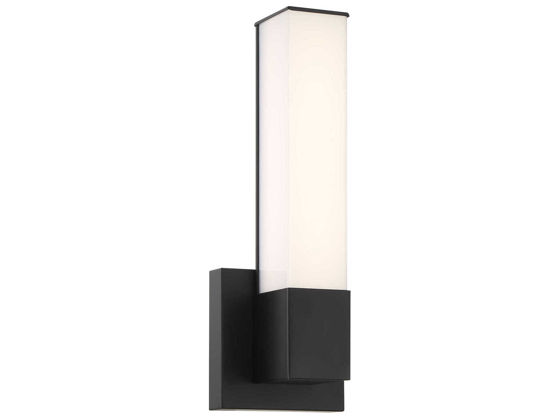 Minka Lavery Vantage 1-Light Coal Black LED Wall Sconce