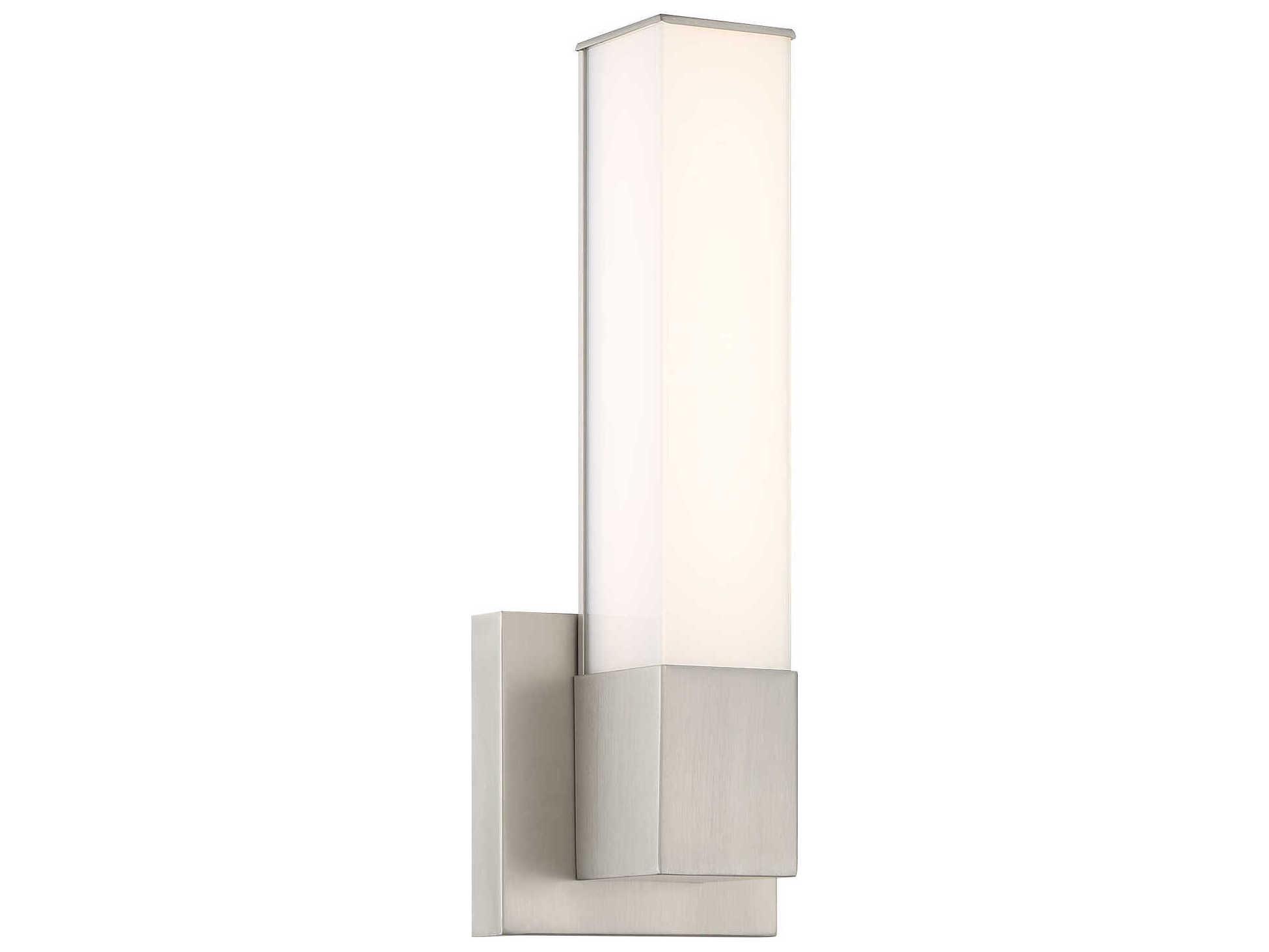 Minka Lavery Vantage 1-Light Brushed Nickel LED Wall Sconce