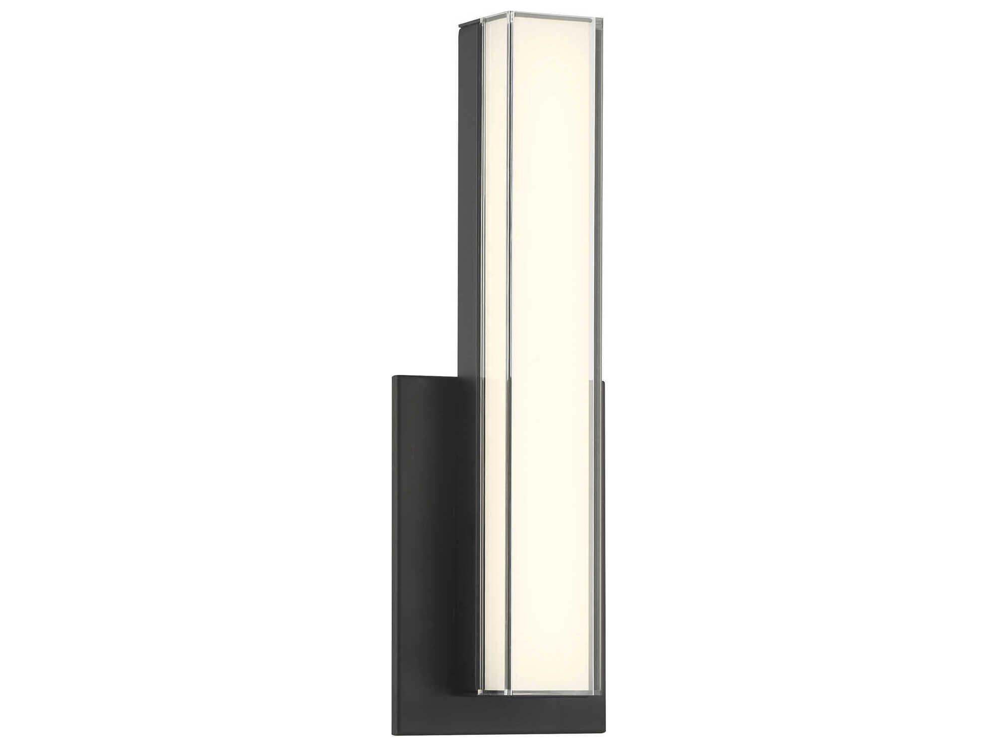 Minka Lavery Vantage 1-Light Coal Black Wall Sconce