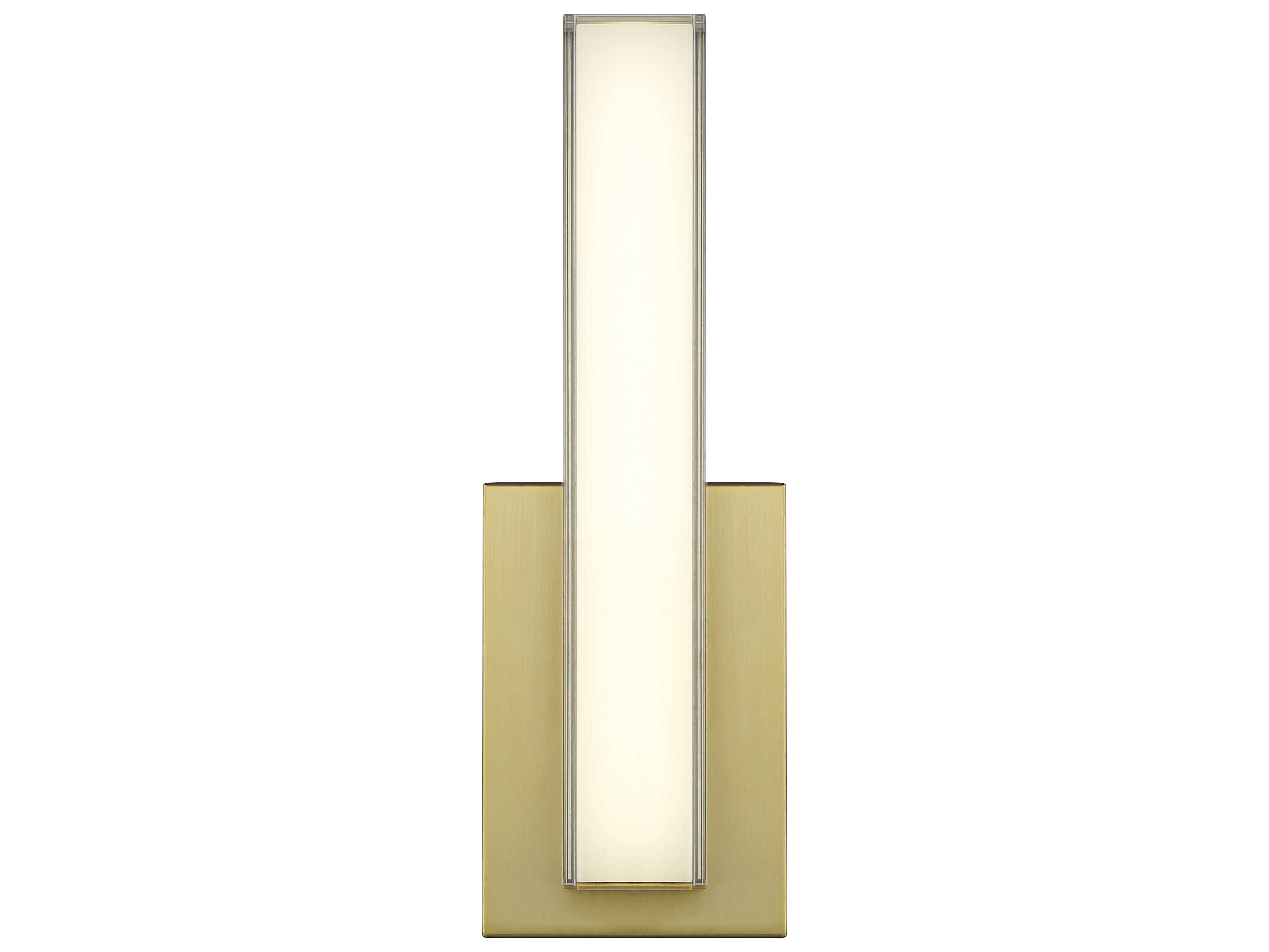 Minka Lavery Vantage 1-Light Ashen Brass Wall Sconce