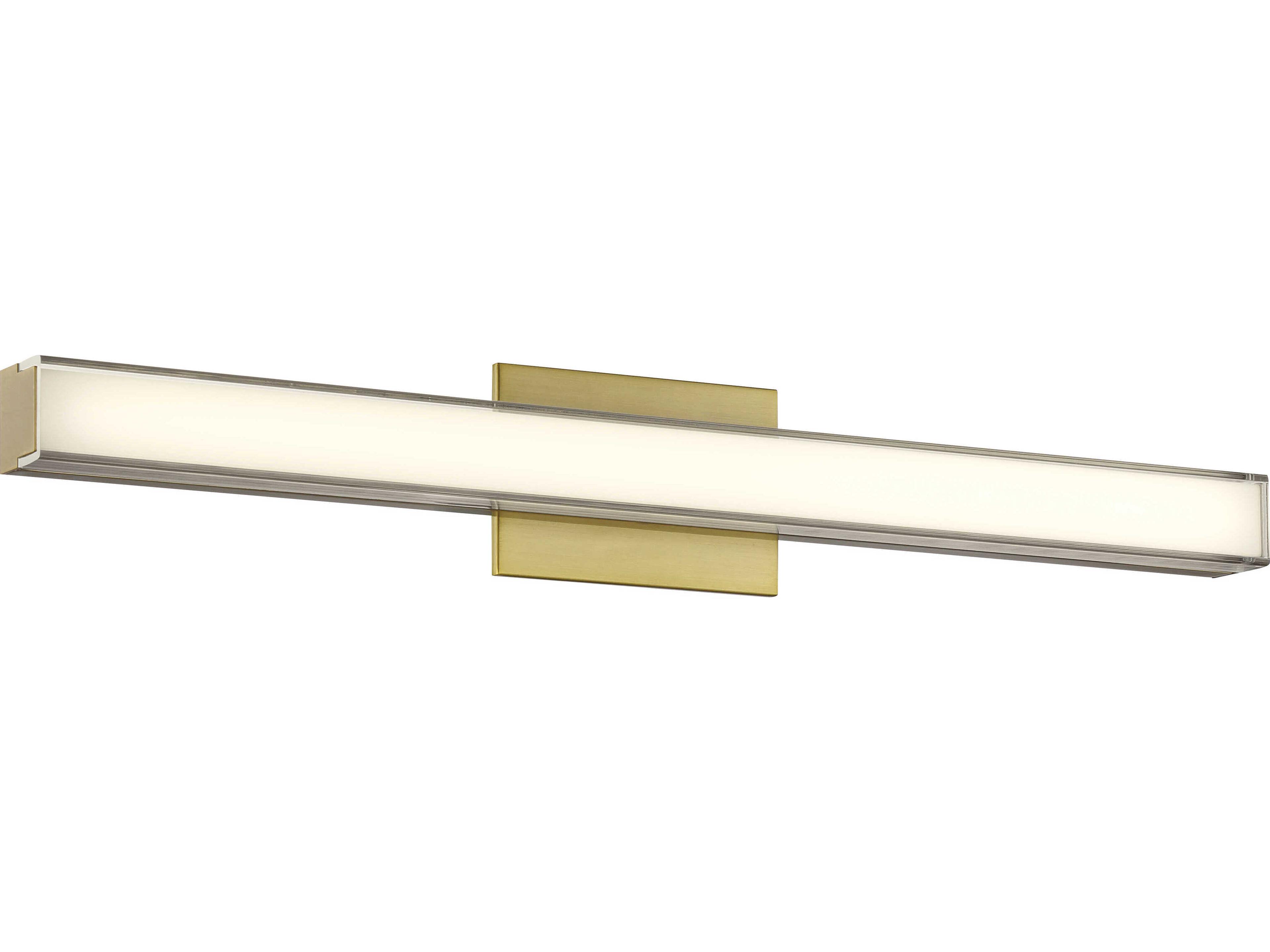 Minka Lavery Vantage 1-Light Ashen Brass Vanity Light