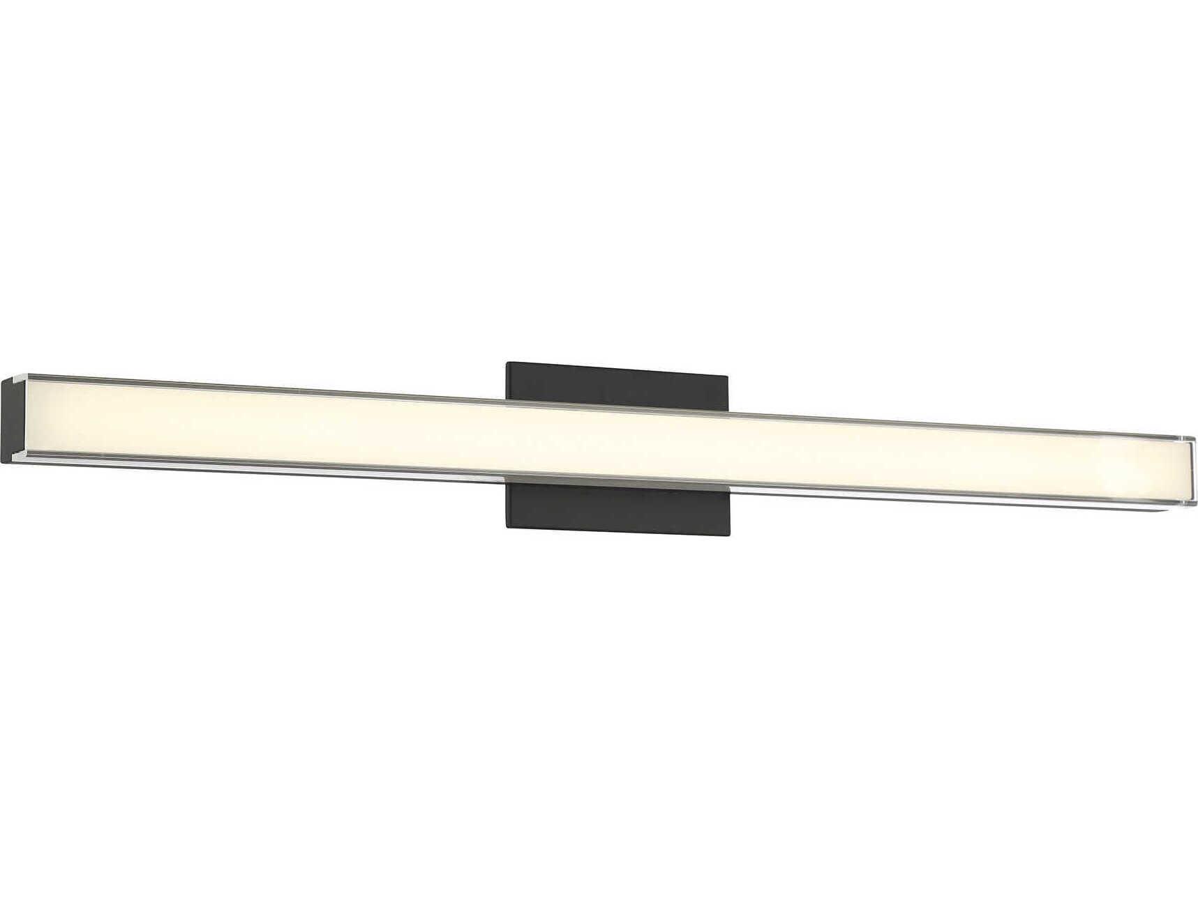 Minka Lavery Vantage 1-Light Coal Black Vanity Light