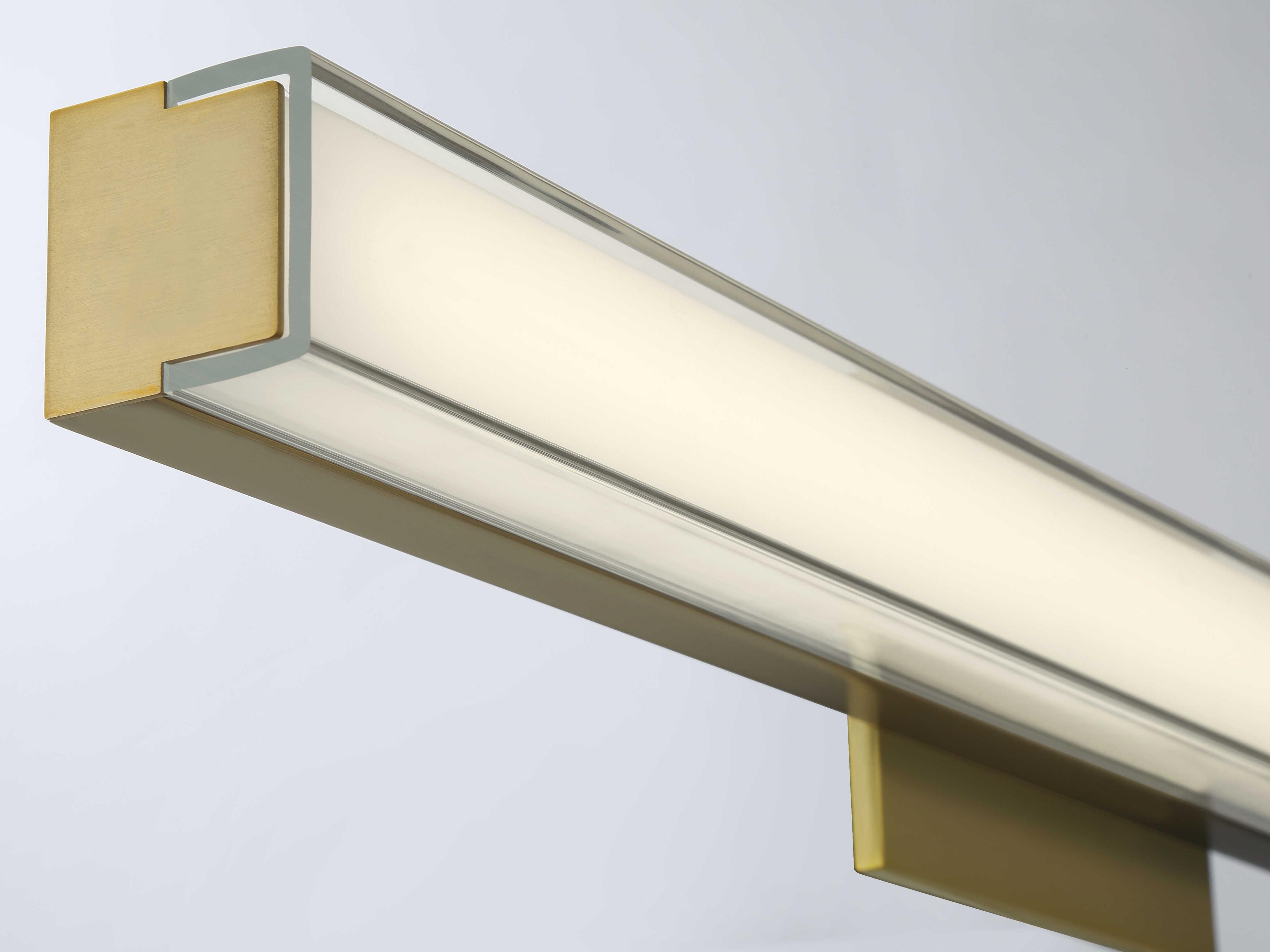 Minka Lavery Vantage 1-Light Ashen Brass Vanity Light