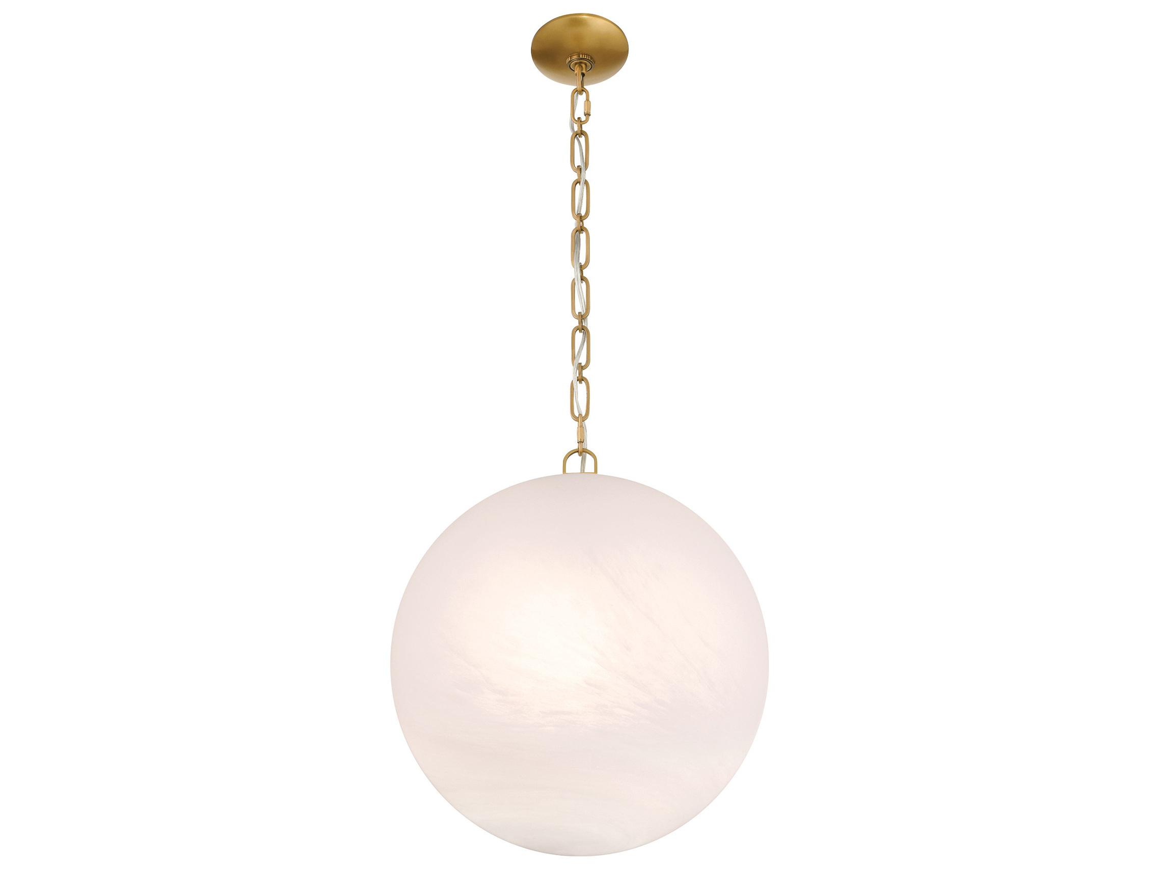 Minka Lavery Marbelle 1-Light Legacy Brass Globe Pendant
