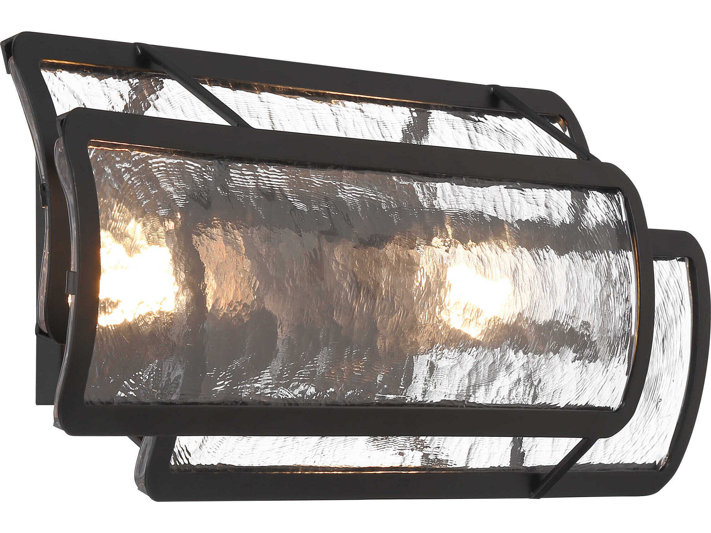 Minka Lavery Bella Collina 2-Light Coal Black Vanity Light