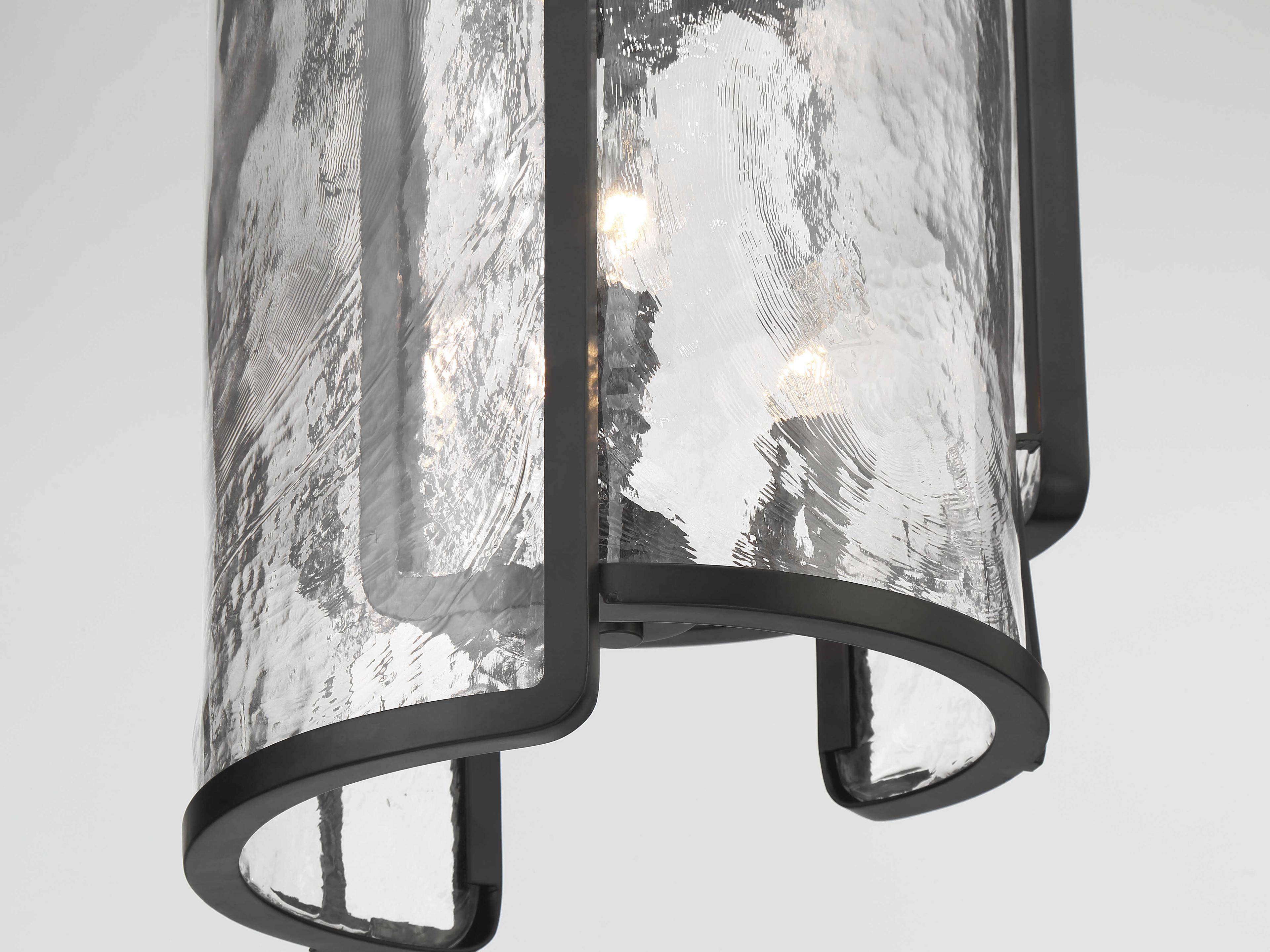 Minka Lavery Bella Collina 6-Light Coal Black Cylinder Pendant