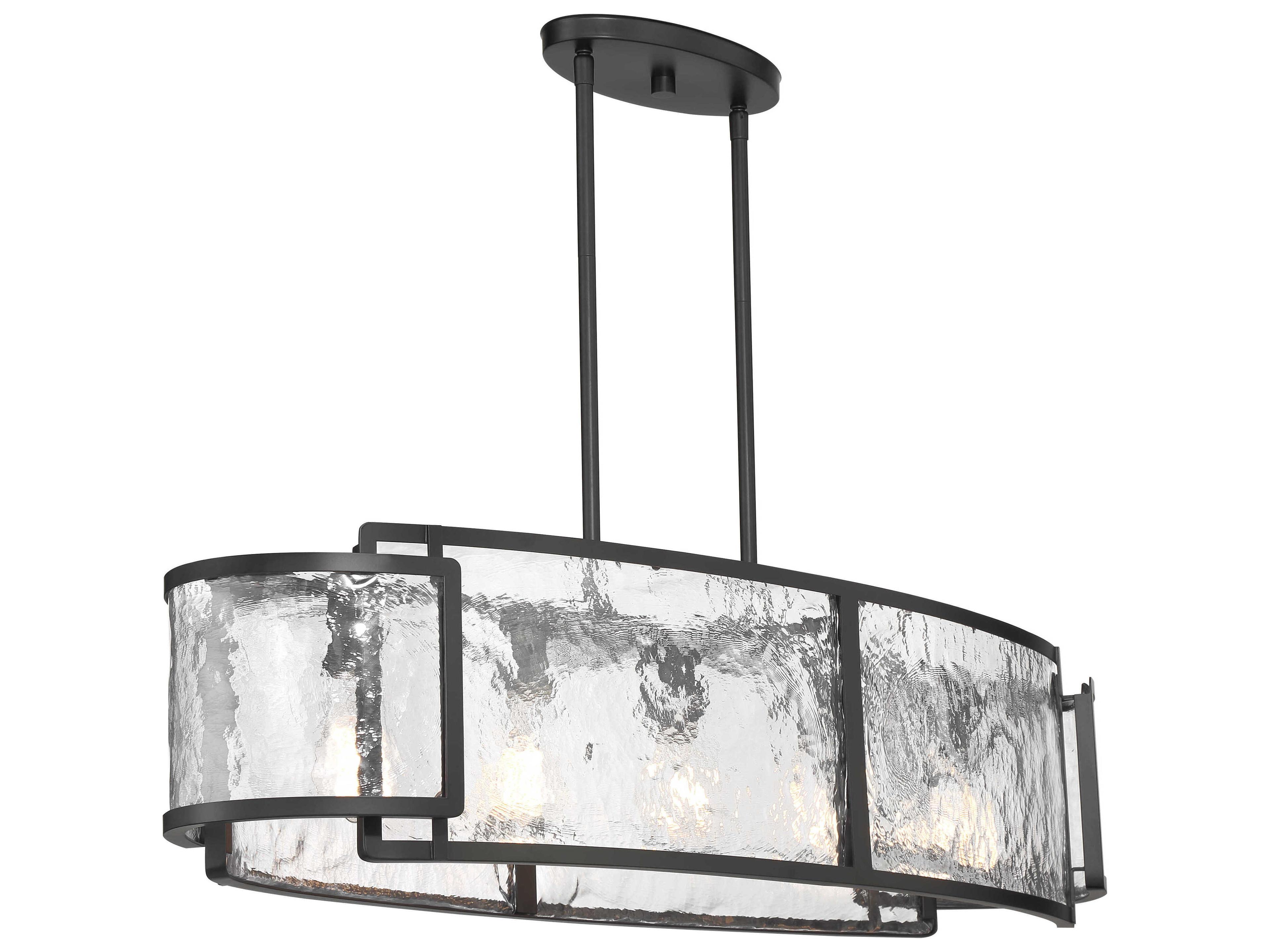 Minka Lavery Bella Collina 5-Light Coal Black Island Pendant