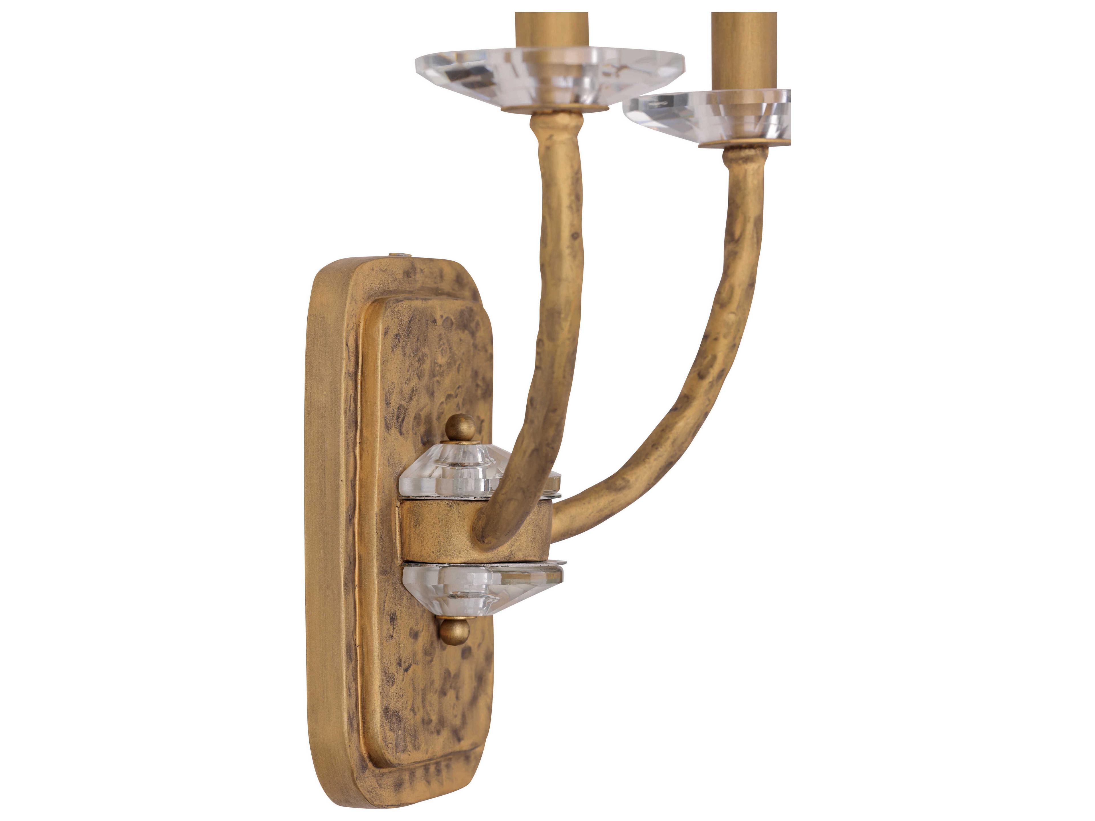 Minka Lavery Atella 2-Light Ashen Gold Wall Sconce