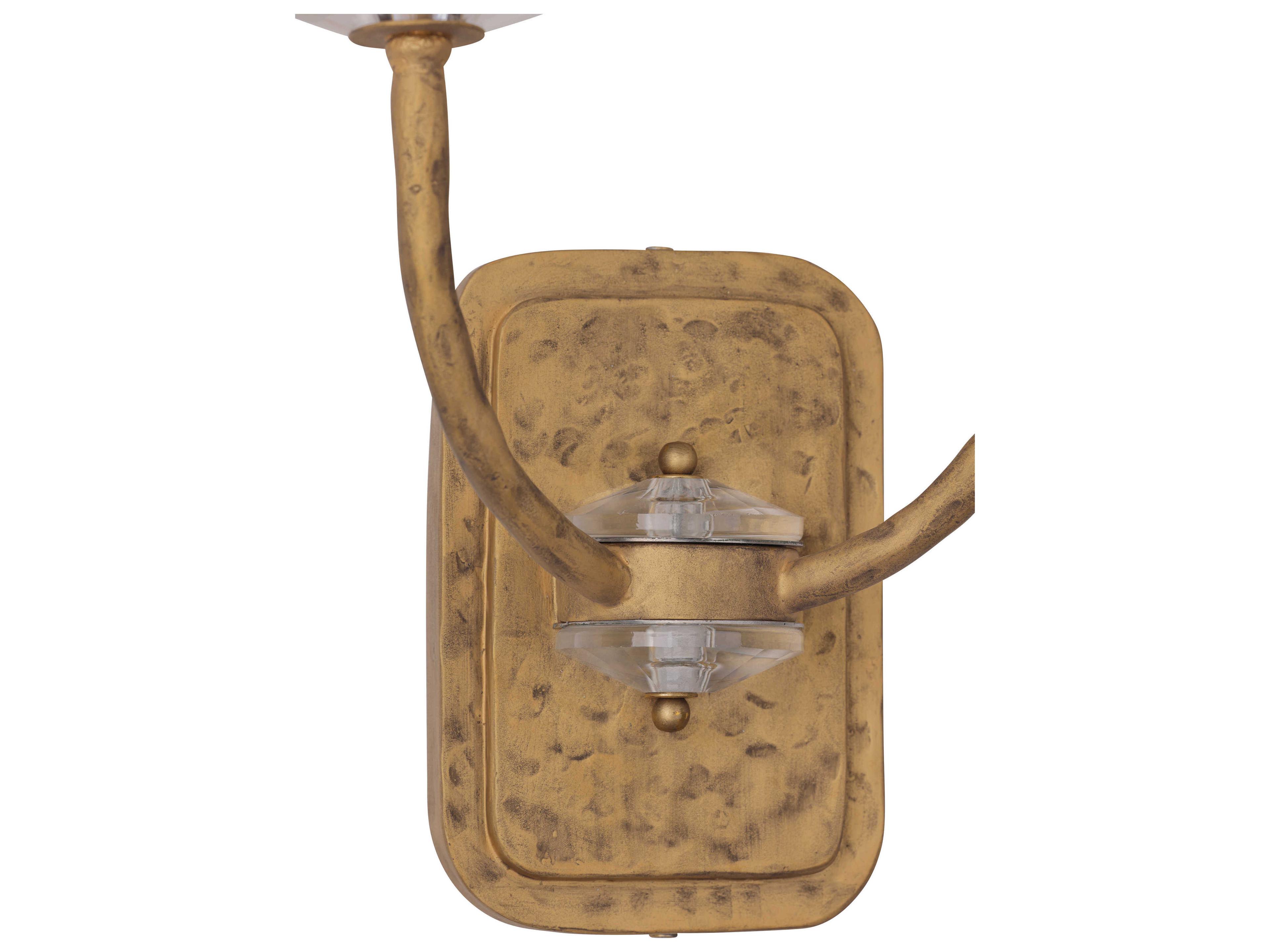 Minka Lavery Atella 2-Light Ashen Gold Wall Sconce