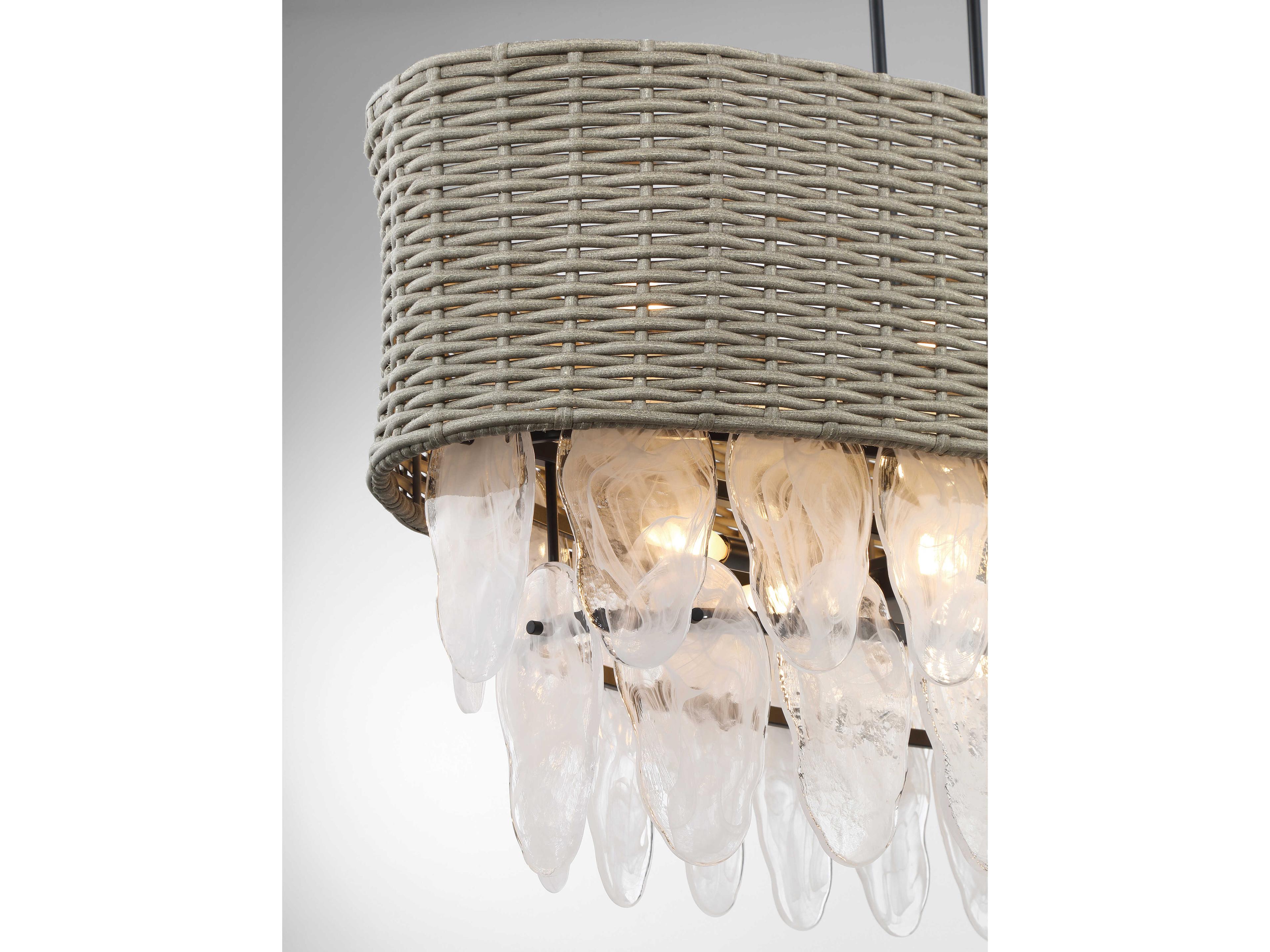 Minka Lavery Breakers Isle 12-Light Coal Black Island Pendant