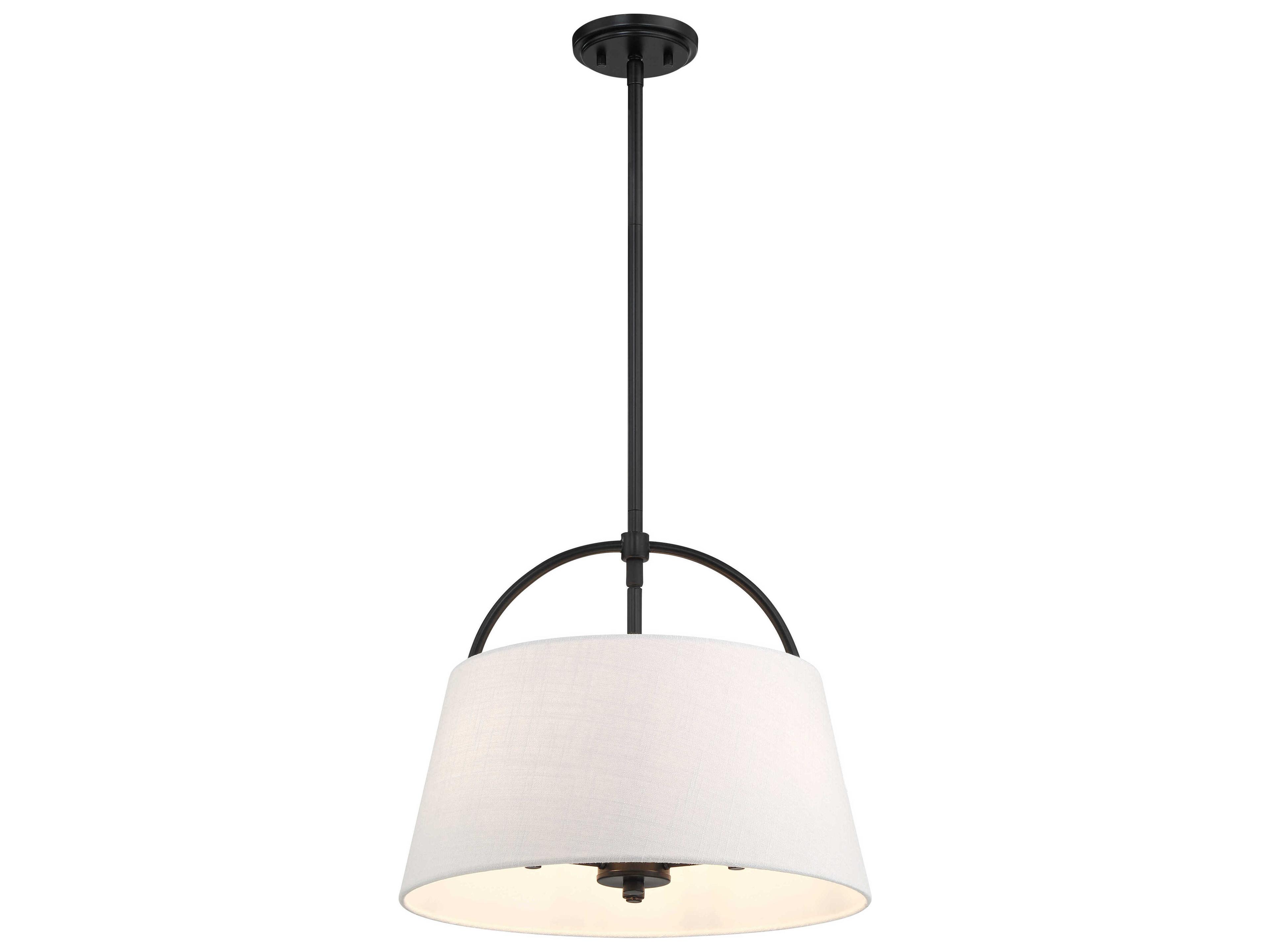 Minka Lavery Headington 3-Light Coal Black Pendant