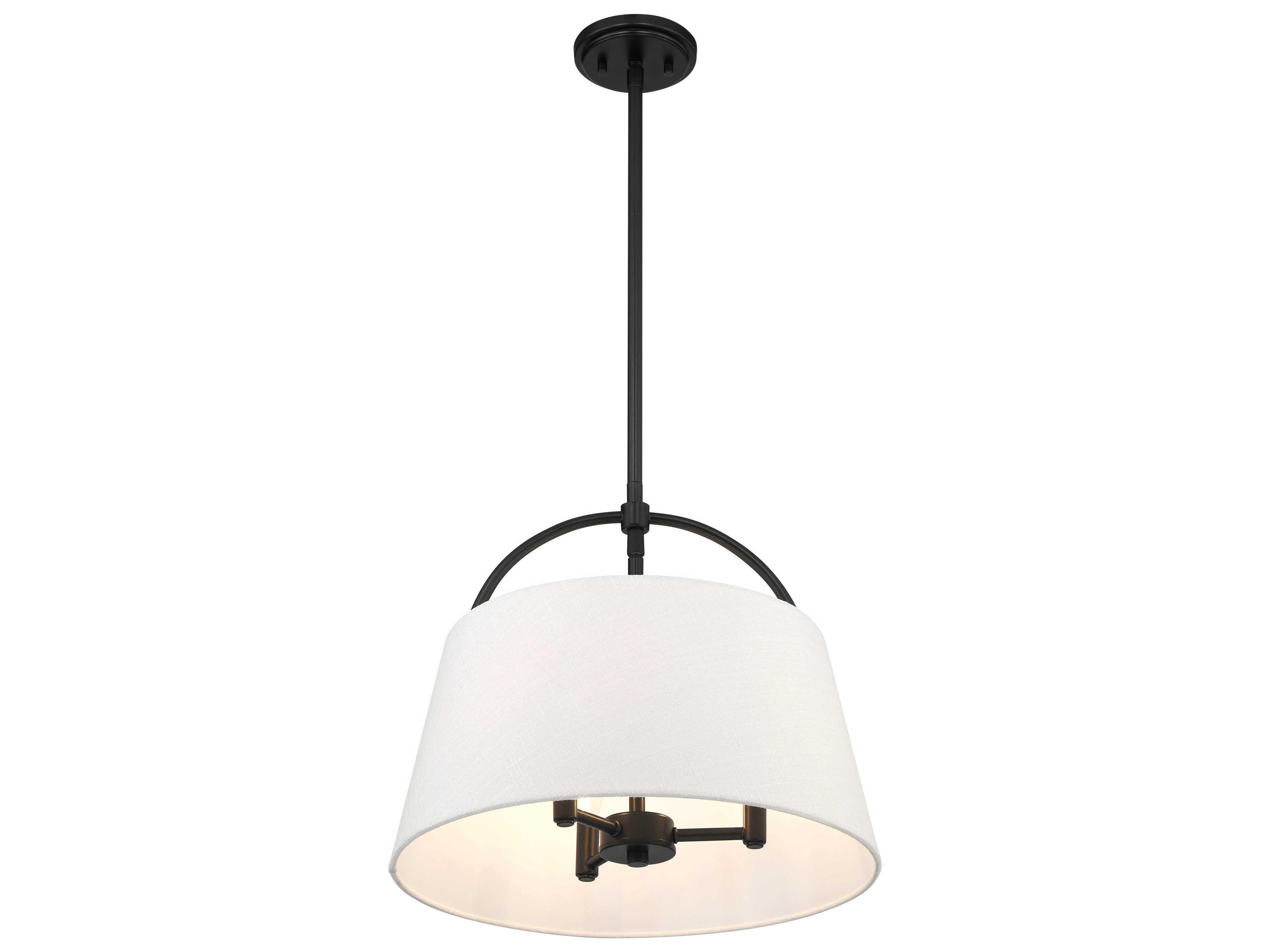 Minka Lavery Headington 3-Light Coal Black Pendant