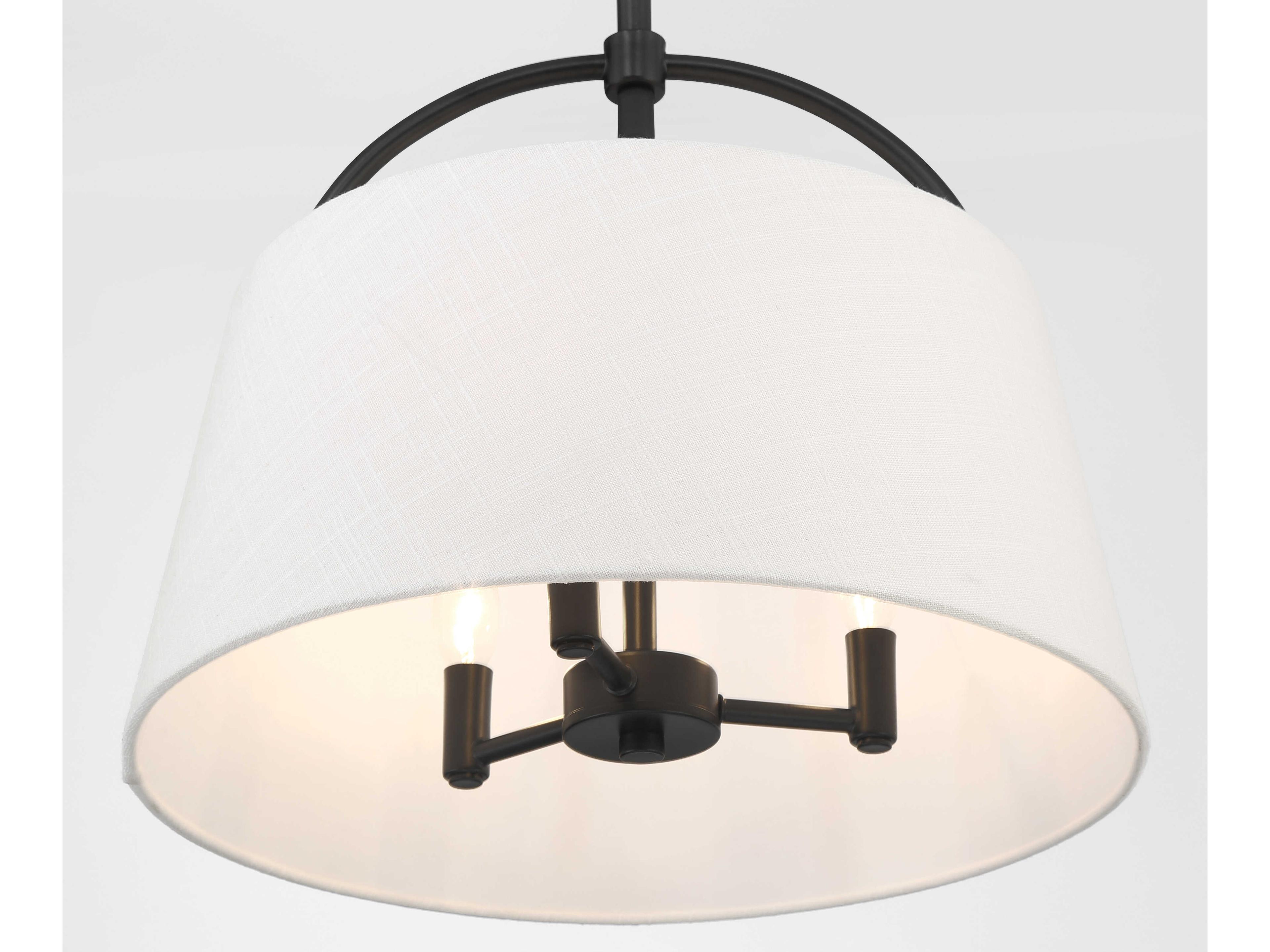 Minka Lavery Headington 3-Light Coal Black Pendant