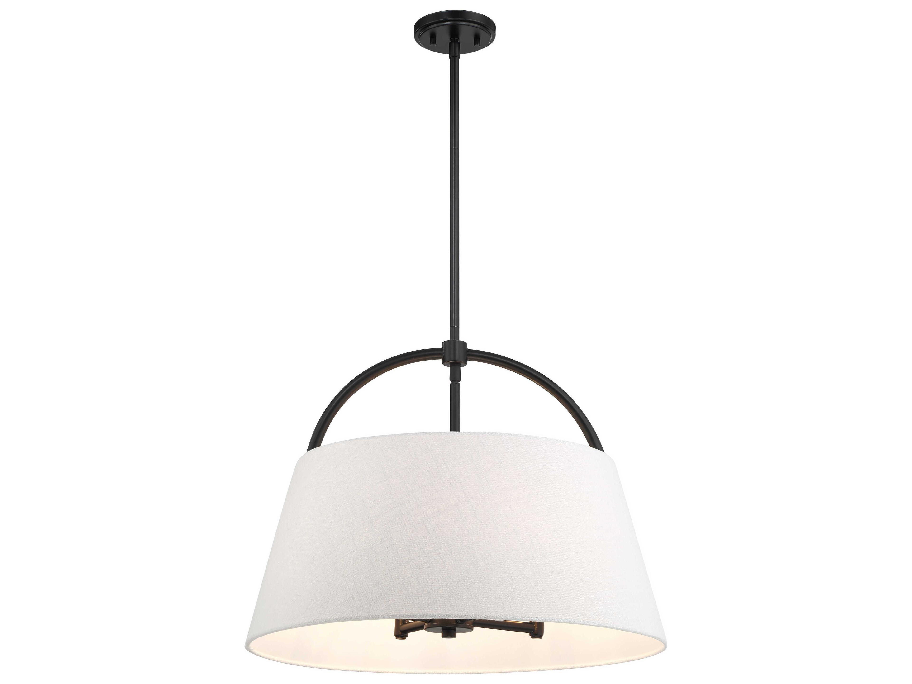 Minka Lavery Headington 4-Light Coal Black Pendant