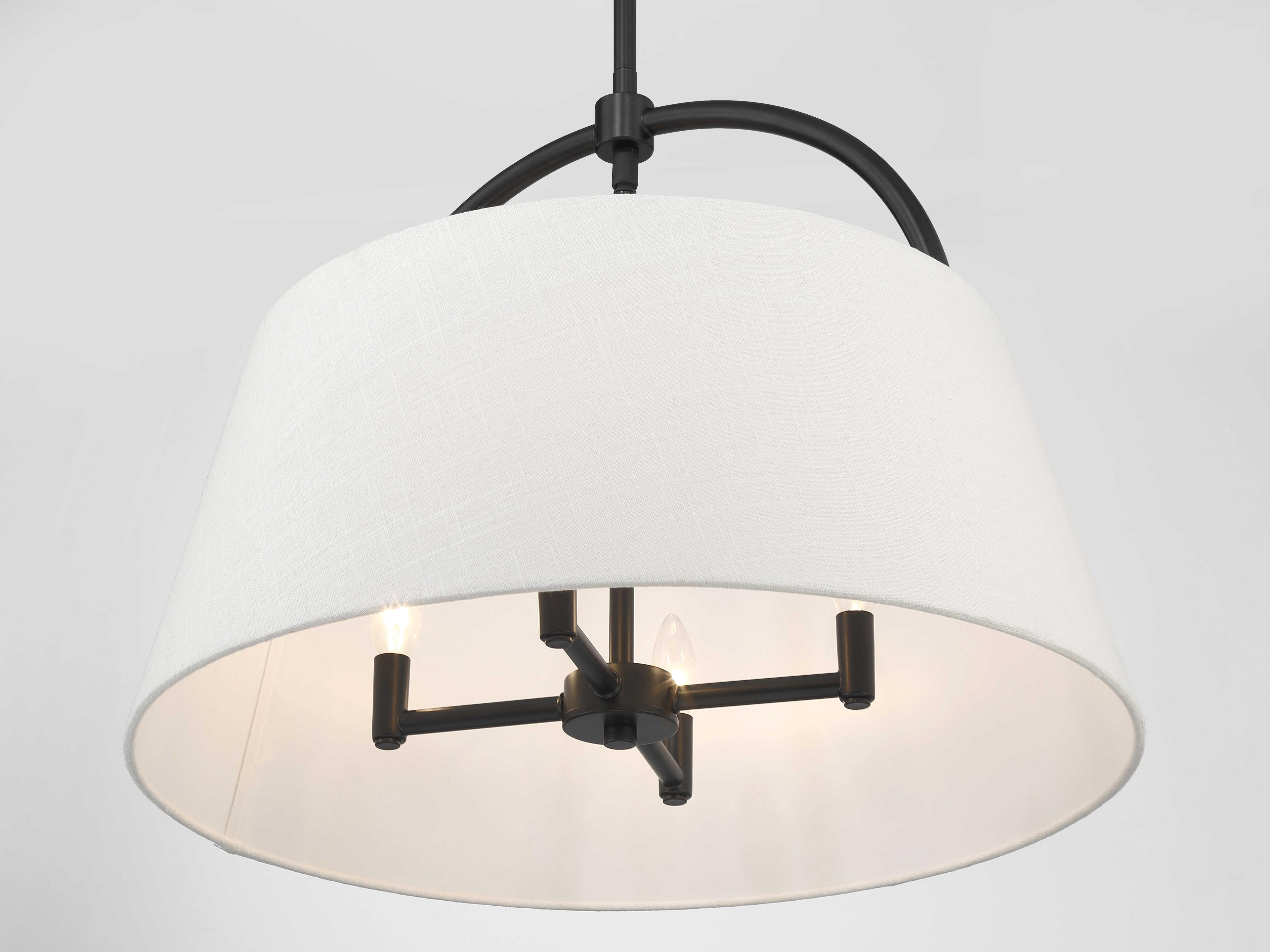Minka Lavery Headington 4-Light Coal Black Pendant