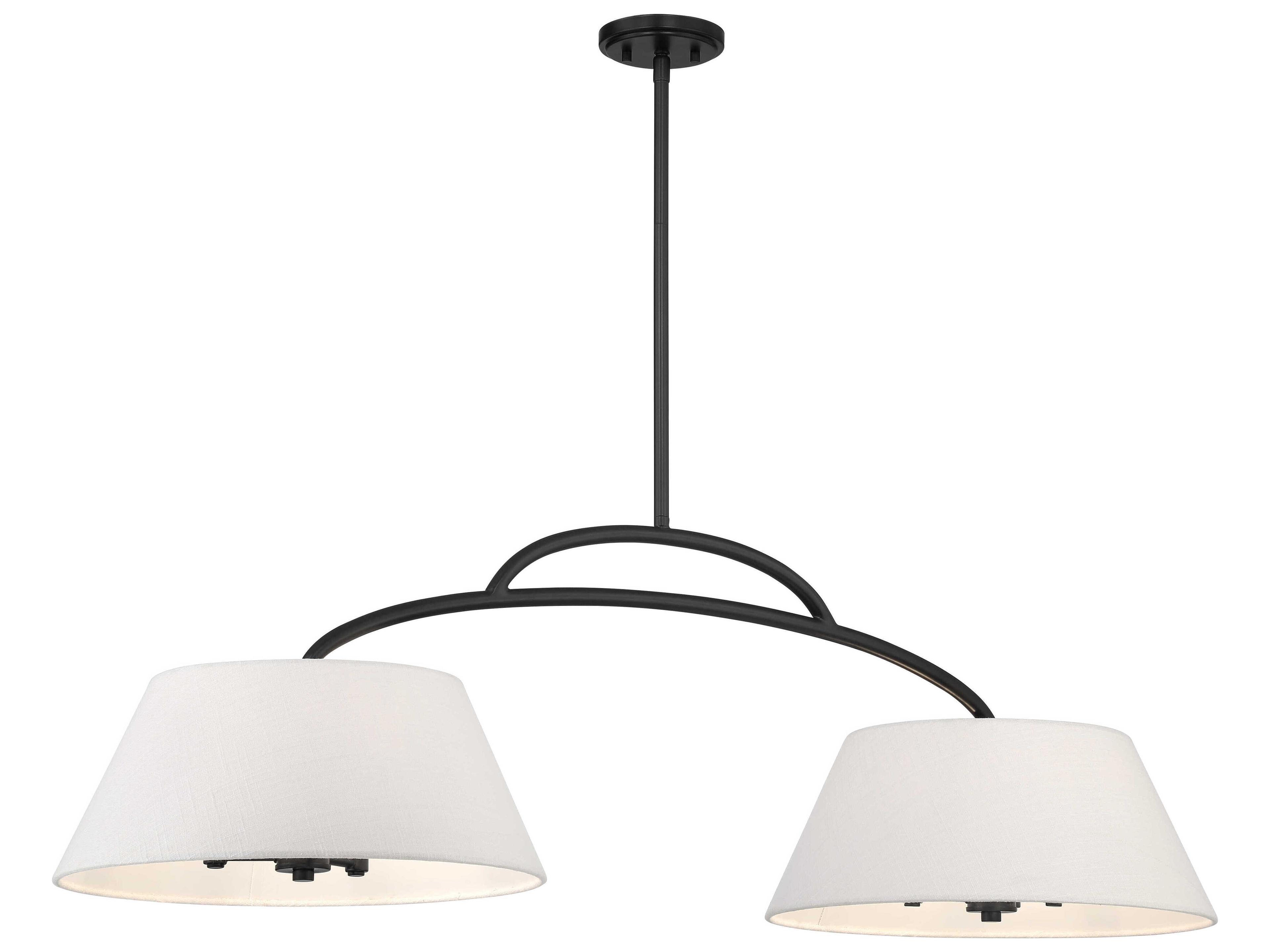 Minka Lavery Headington 6-Light Coal Black Island Pendant