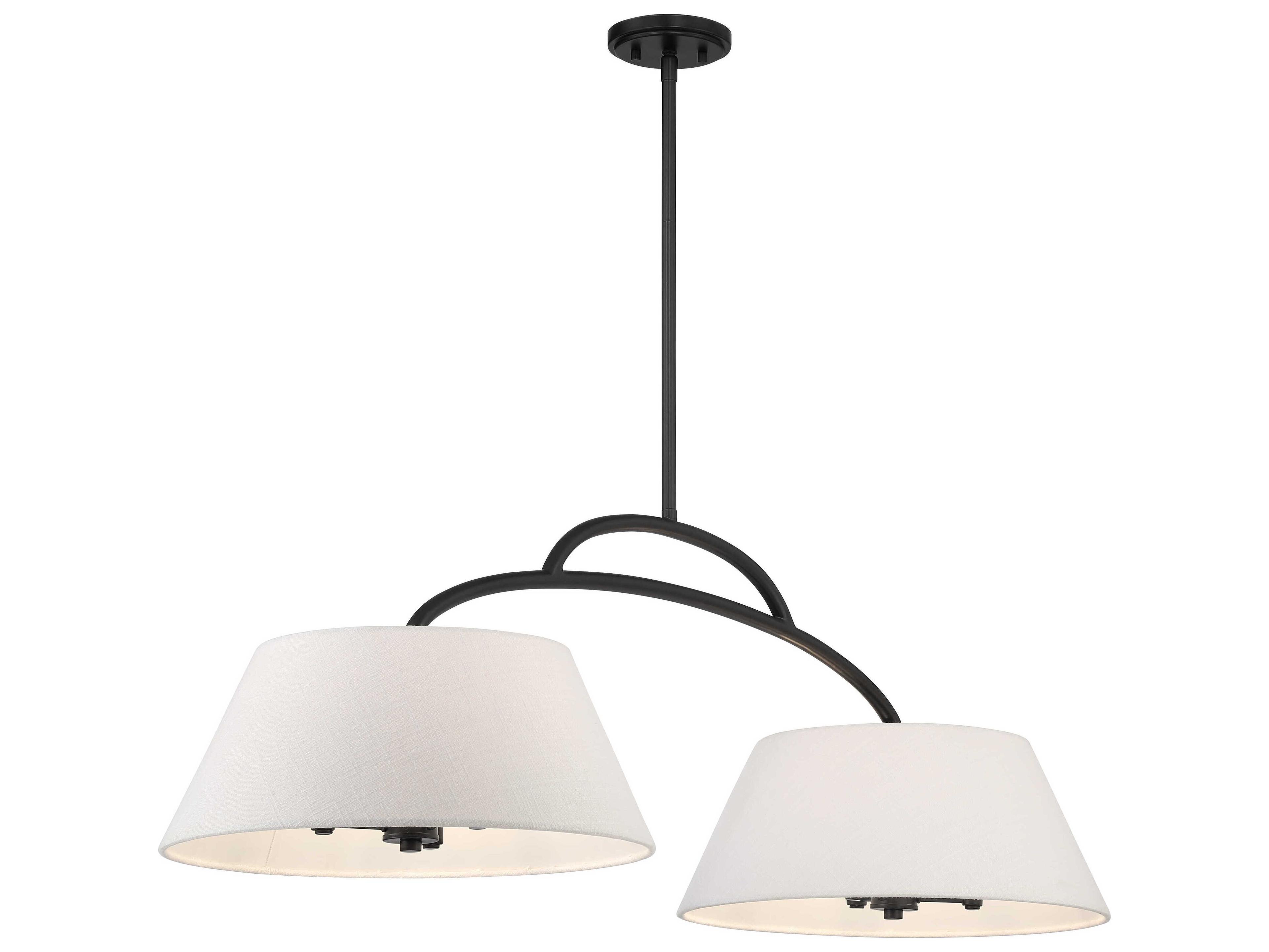 Minka Lavery Headington 6-Light Coal Black Island Pendant